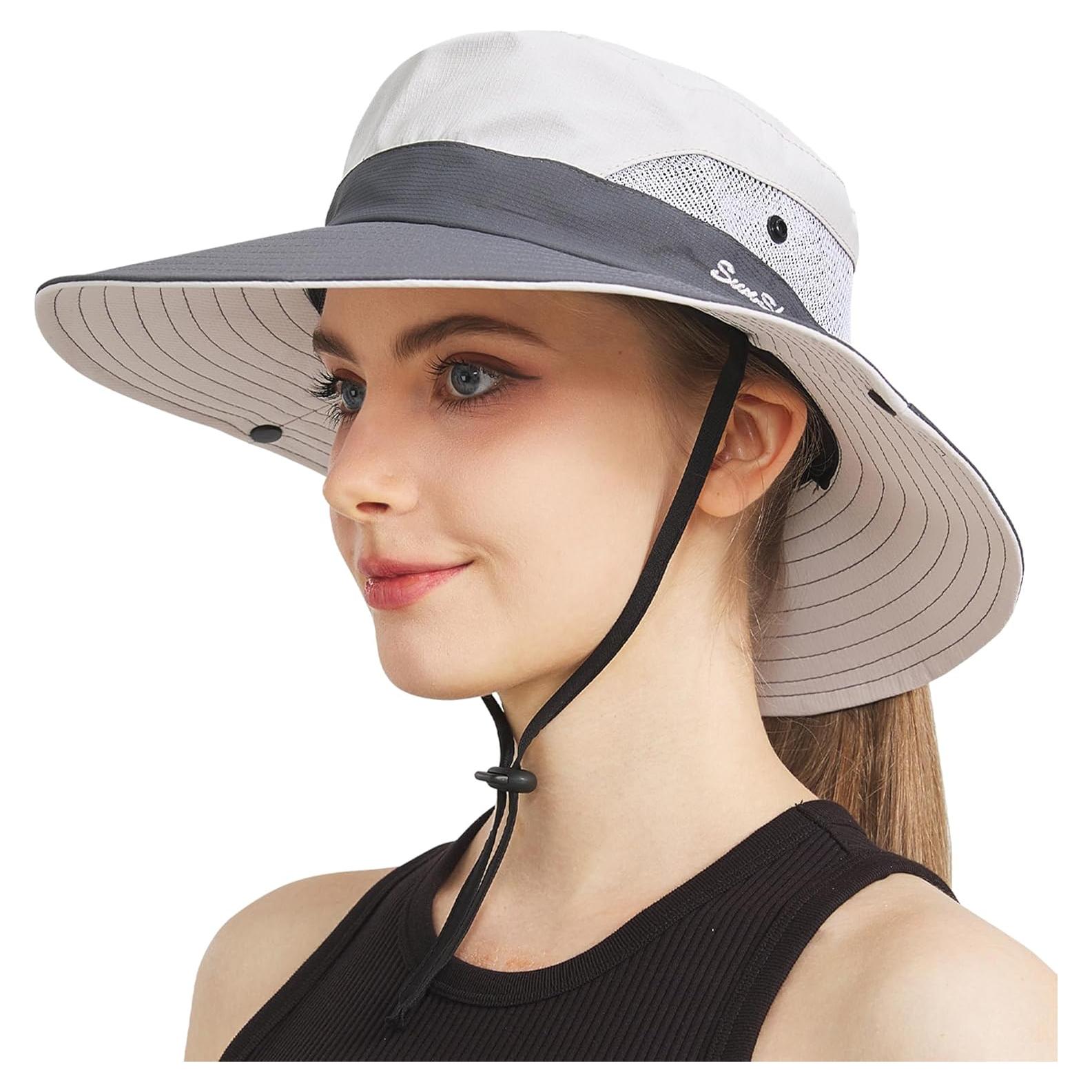 Sombrero de Sol Plegable UPF 50+ NPQQUAN para Mujeres y Hombres