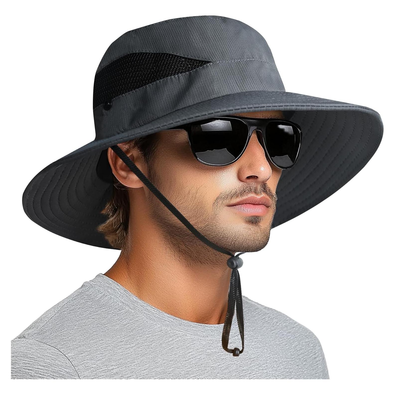 Sombrero de Sol PFFY UPF 50+ Unisex Ala Ancha 7.62 cm