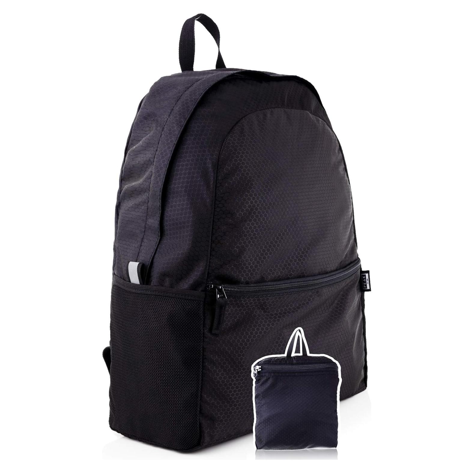 Foldable Backpack - Compact Packable Day Pack - Includes Lifetime Lost & Found ID