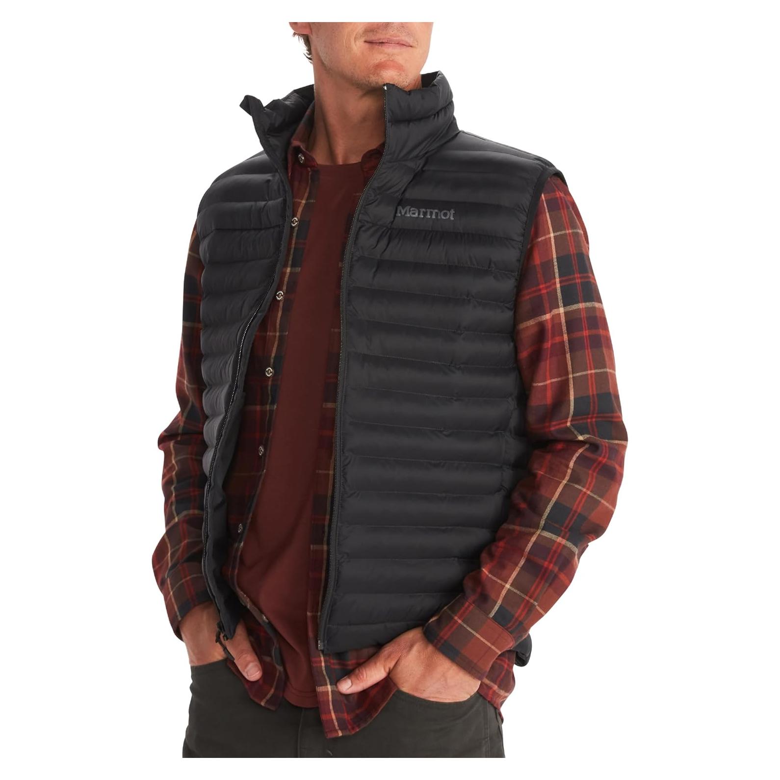 Chaleco sin Plumas Marmot M13204 para Hombres - XX-Large Negro