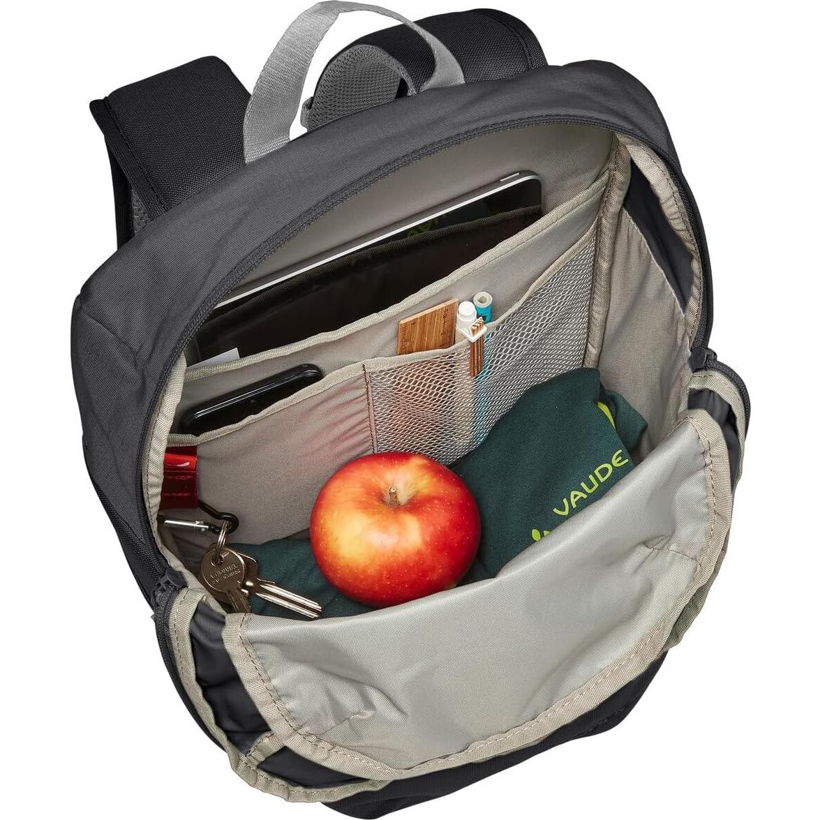 Mochila Diurna Yed VAUDE 14L Negra Ecológica