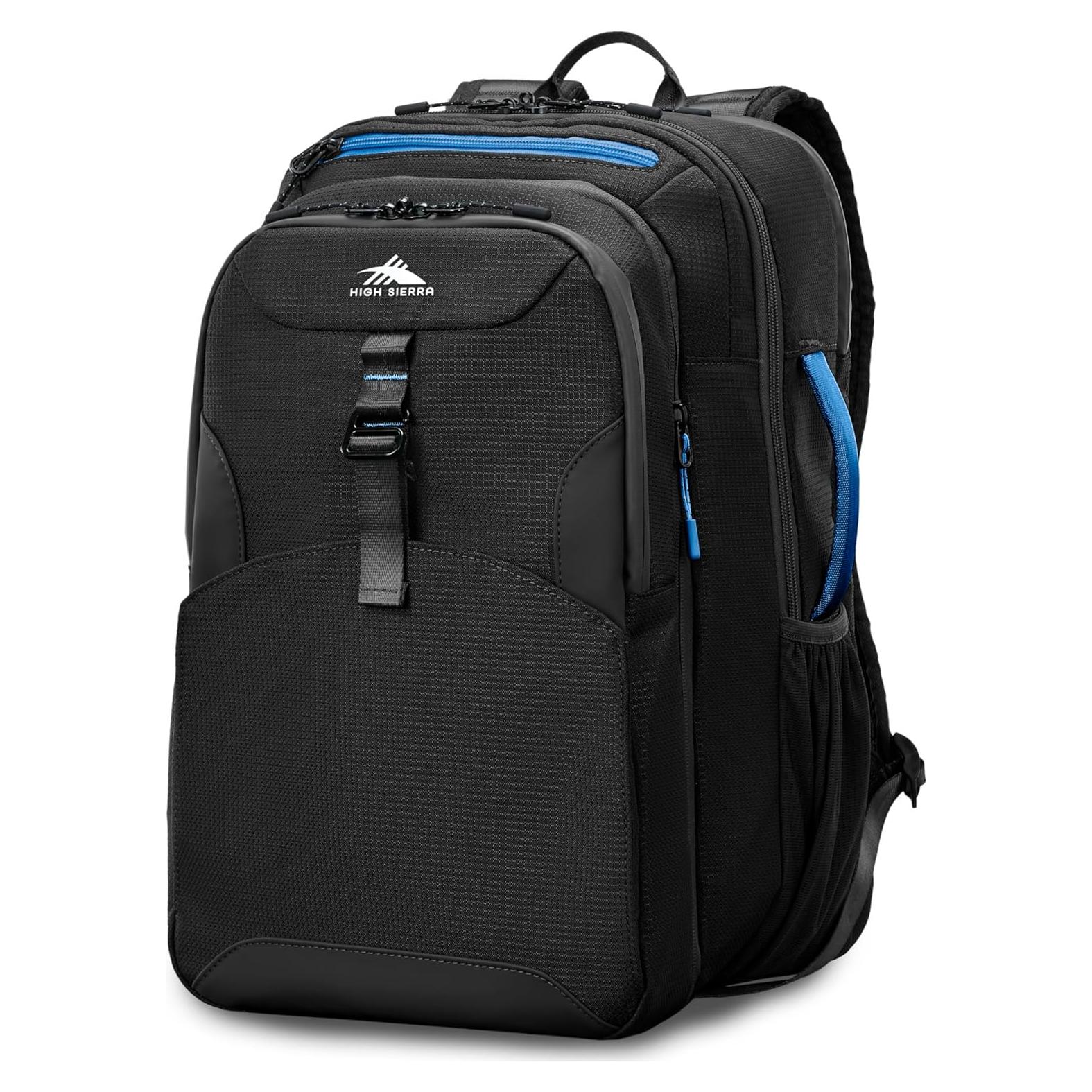 Mochila Convertible 3-en-1 High Sierra - Negro/Azul, 27L