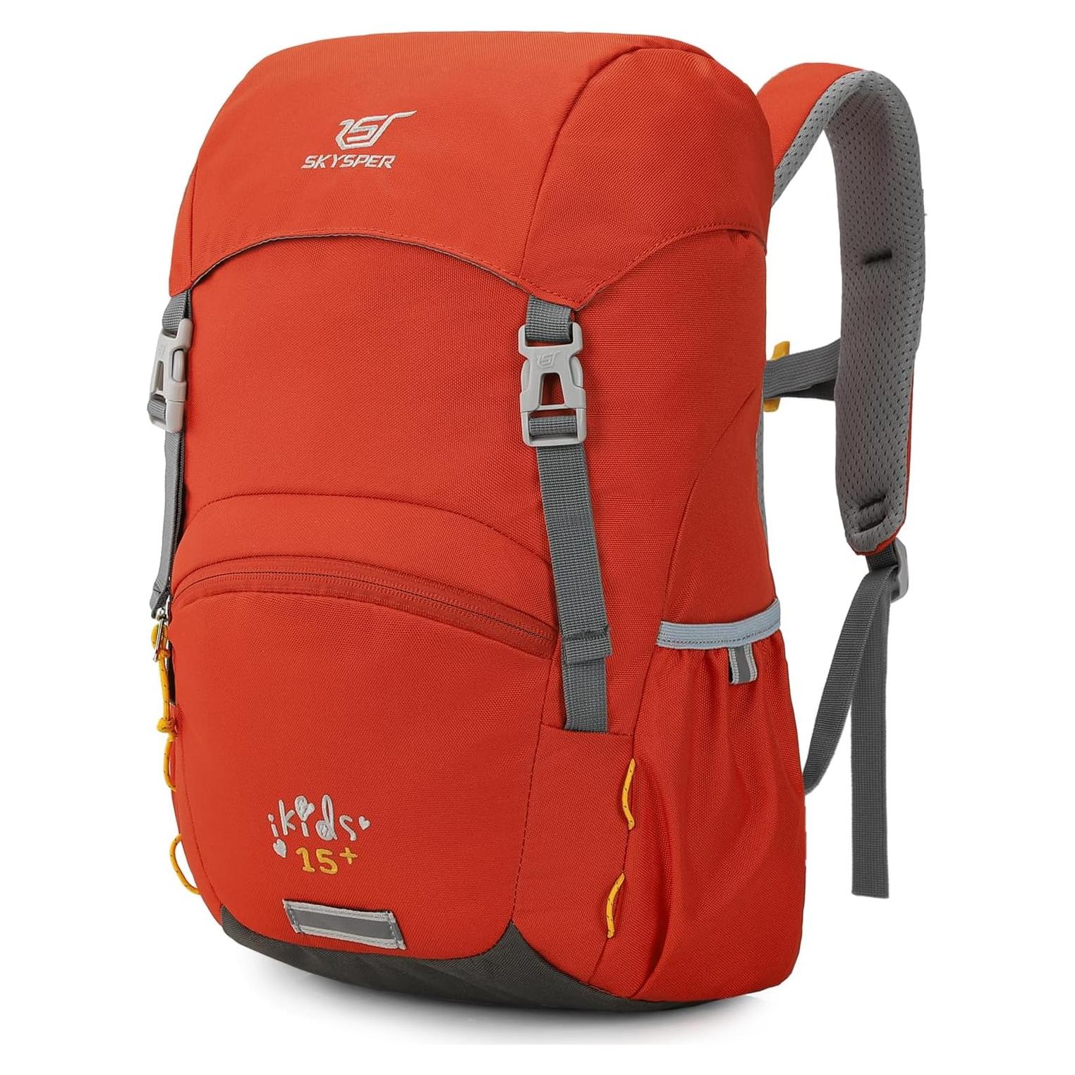Mochila Escolar y de Viaje SKYSPER 15L para Niños Rojo