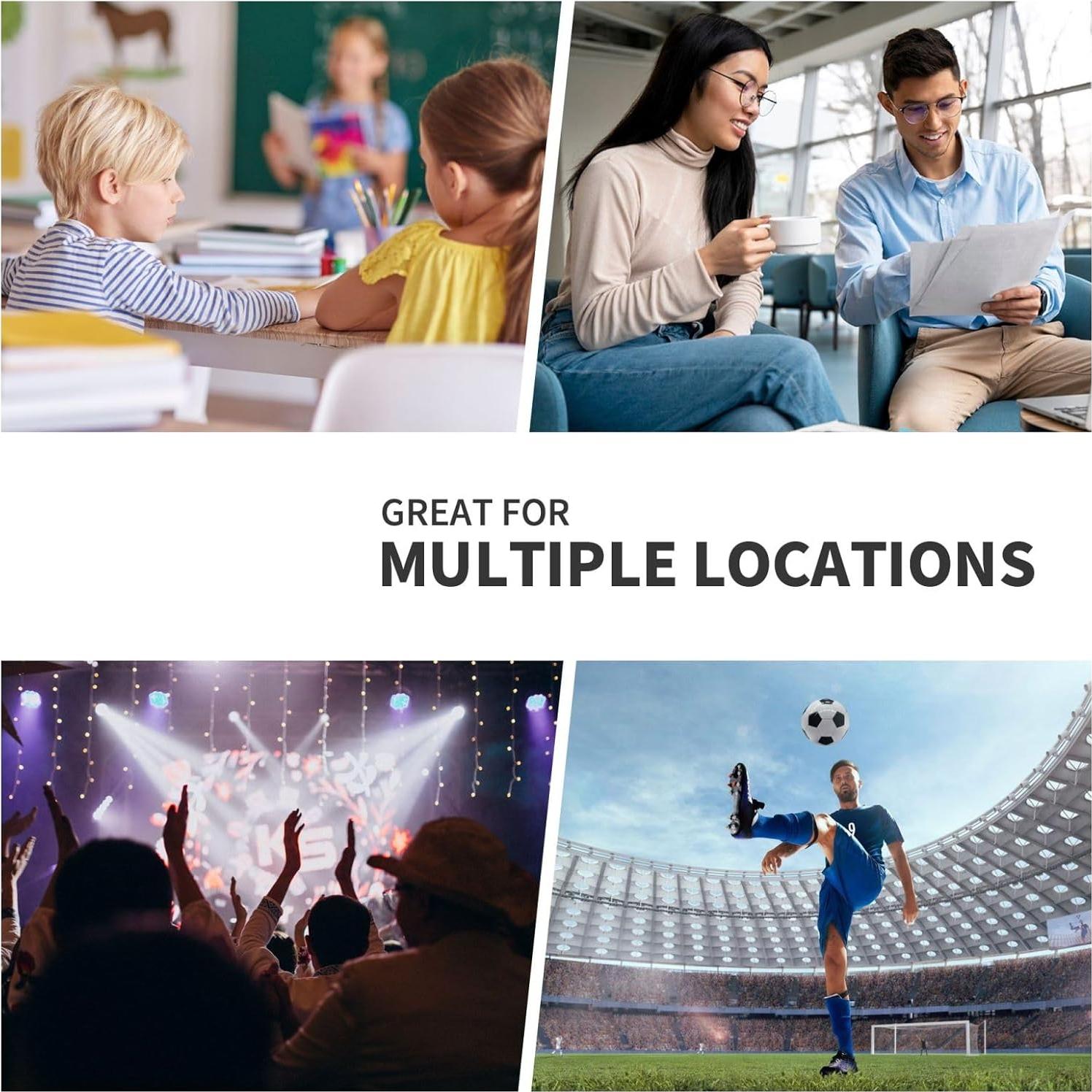 Mochila Transparente URTEAS 5L con Bolsillos Laterales