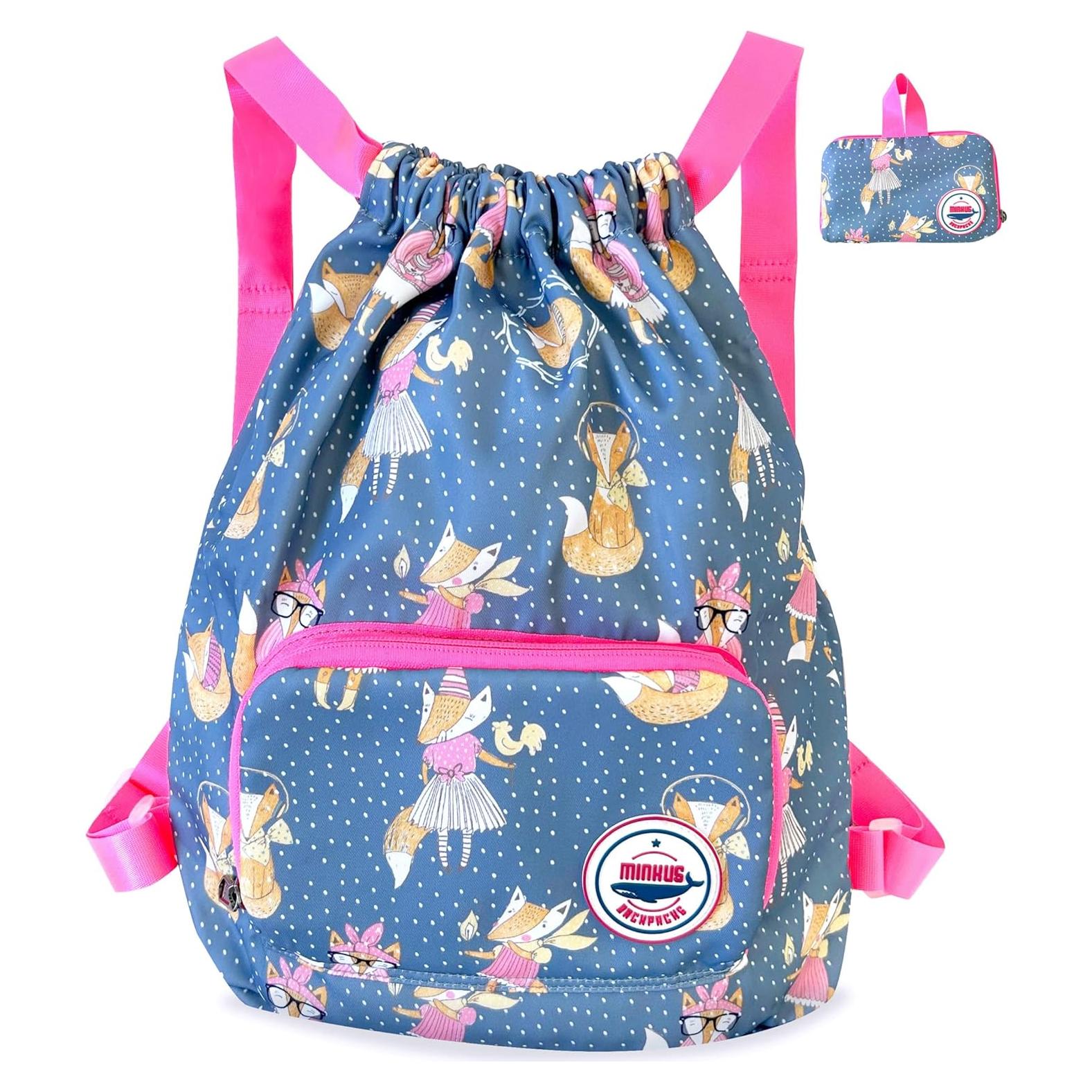 Mochila Plegable Impermeable para Niños Minkus - Zorros
