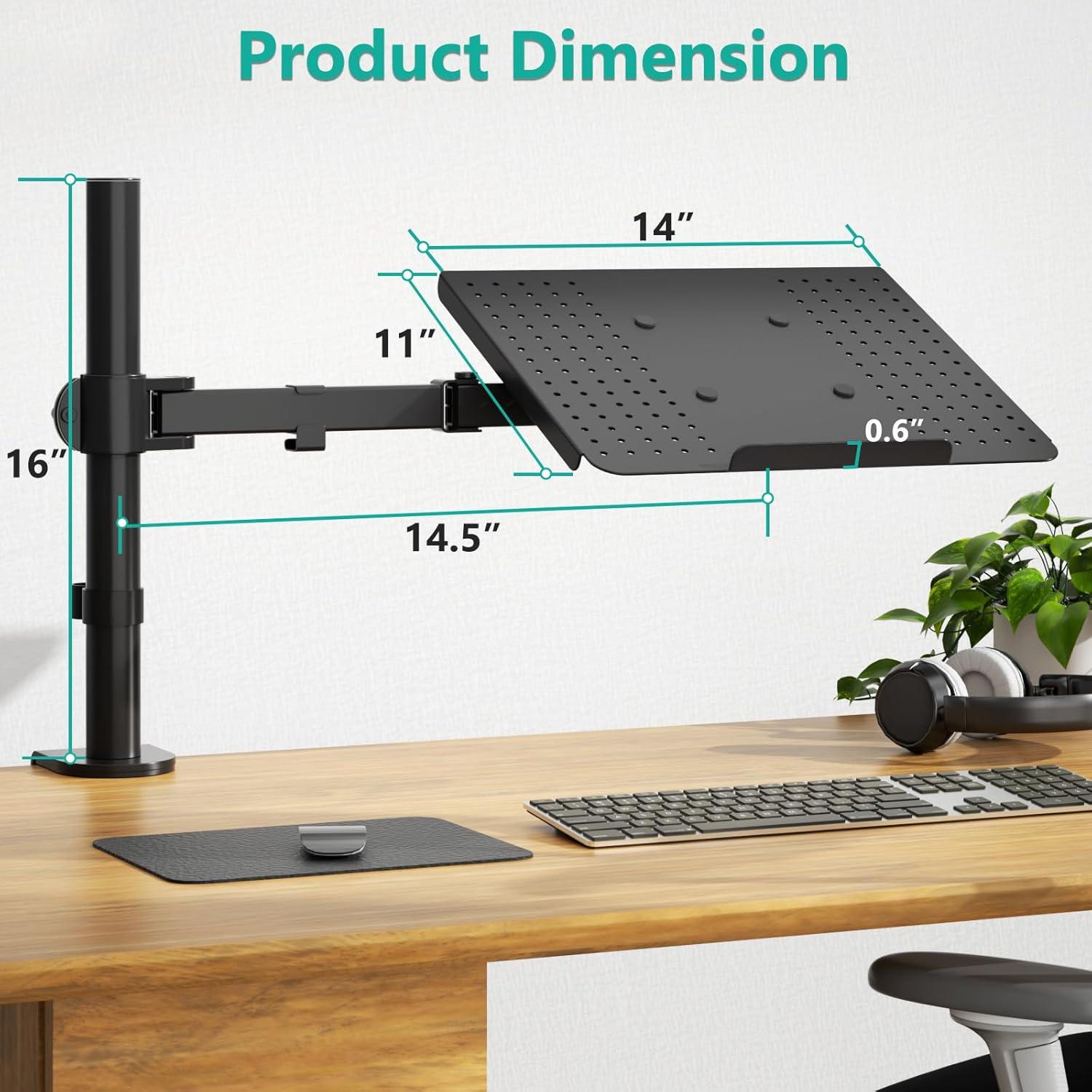 Soporte de Escritorio WALI para Laptop hasta 43 cm Ajustable