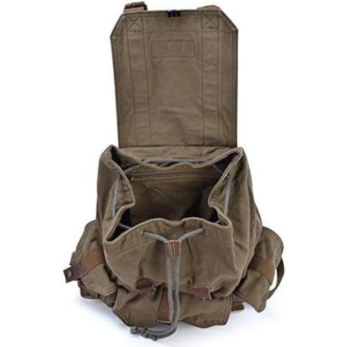 Mochila de Lona Gootium 21101AMG Grande 30L Tan de Campo