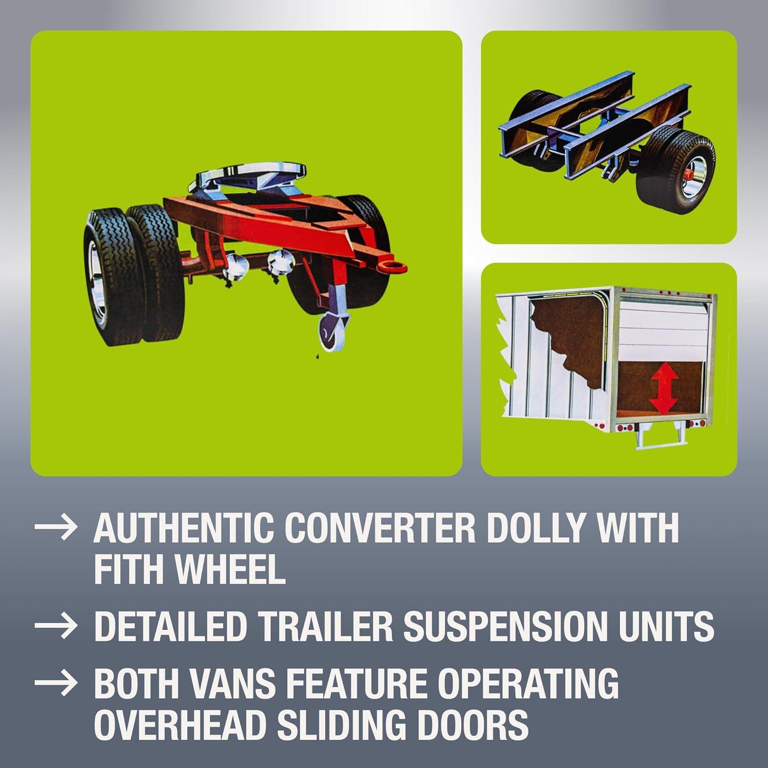 Remolques AMT Double Header Doble Eje 1/25 Kit Modelo