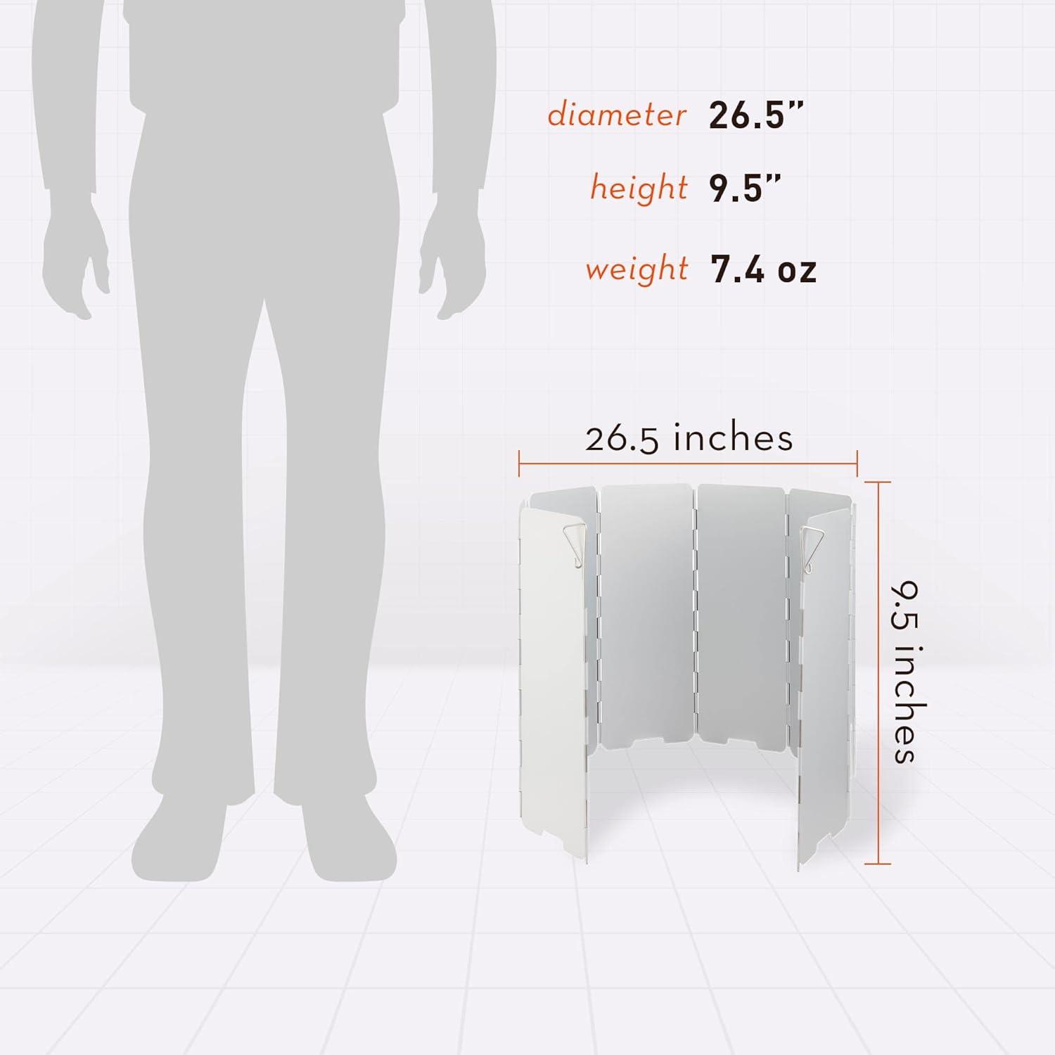 Pantalla de Aluminio Solo Stove para Estufas de Camping