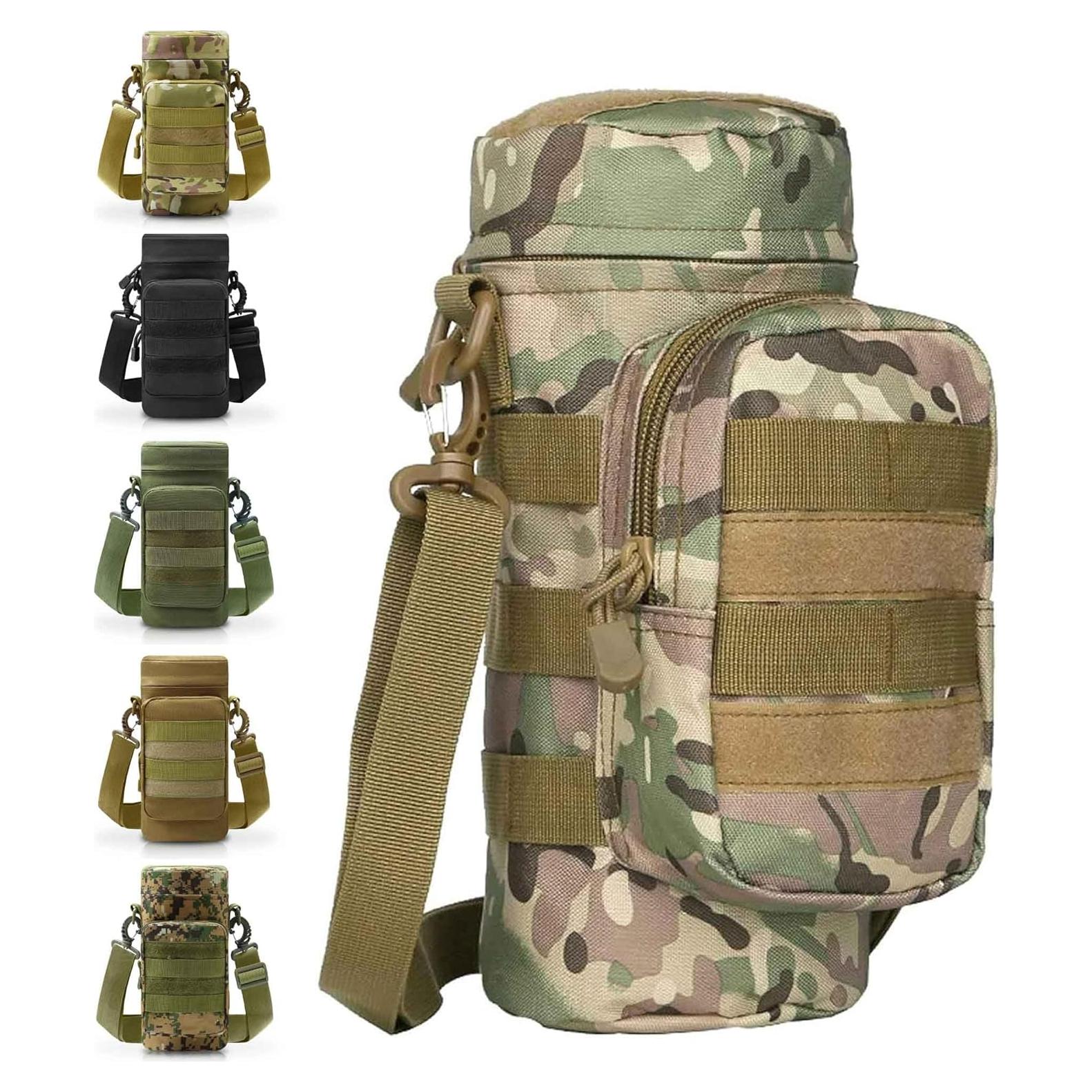 Bolsa Táctica Molle VIIDOO para Botella de Agua 27x11cm