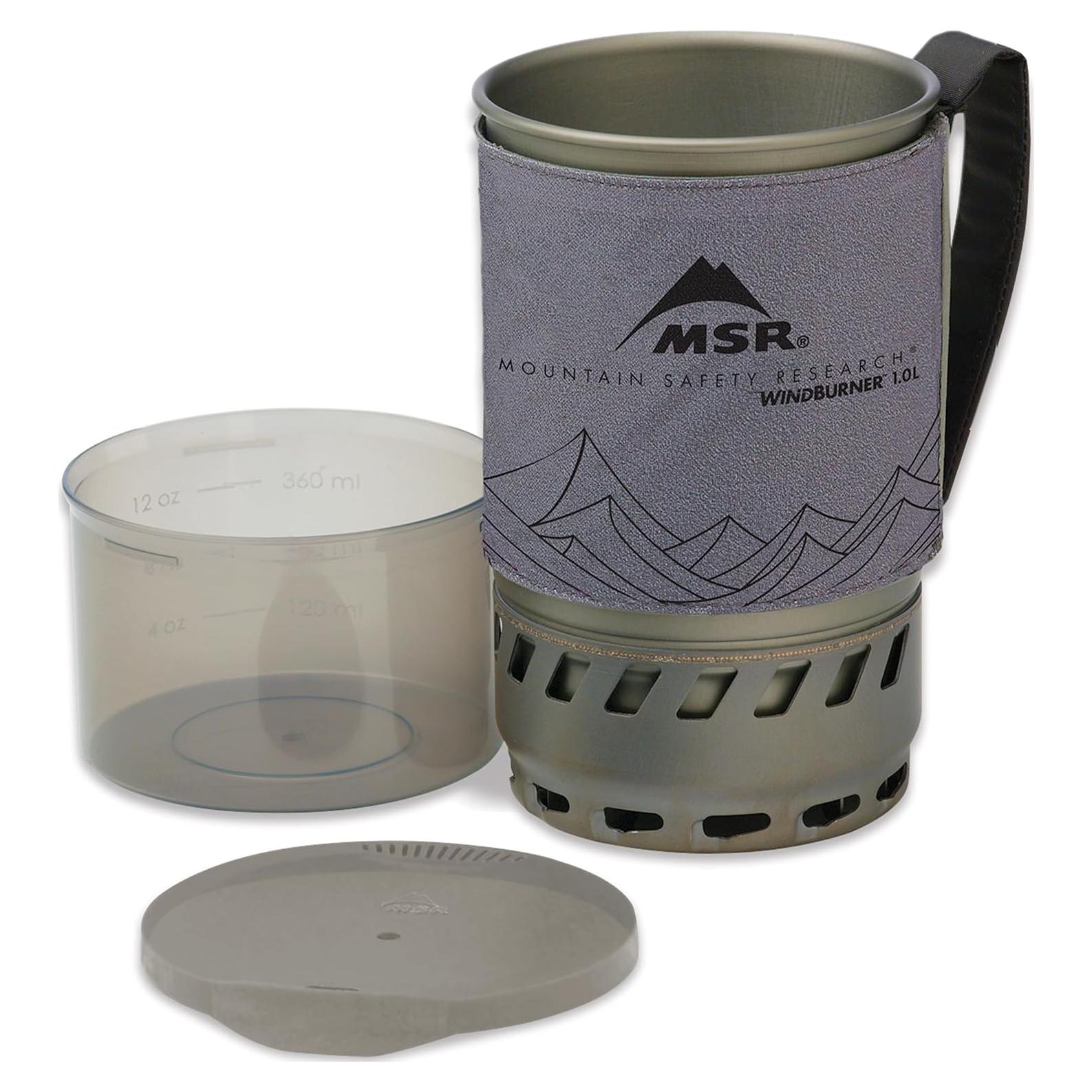 Olla Personal MSR WindBurner 1.0L para Camping y Senderismo