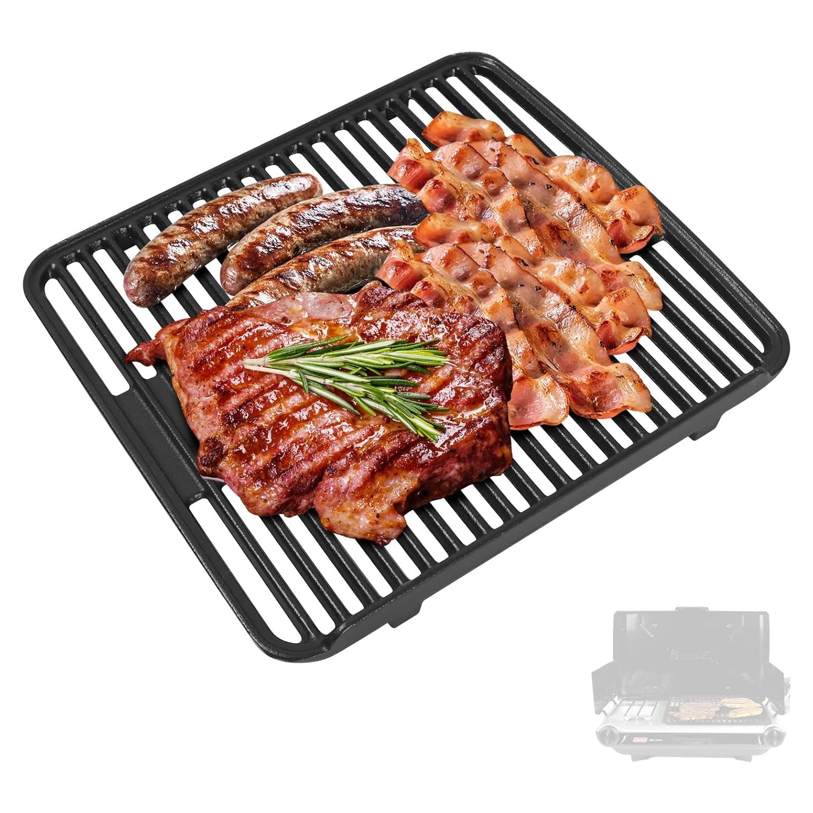 Rejillas de Parrilla SafBbcue para Estufa de Propano 2-en-1