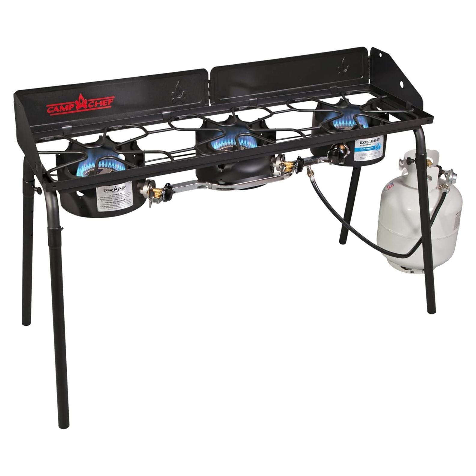 Estufa de Camping Camp Chef Explorer EX90LW 3 Quemadores Propano