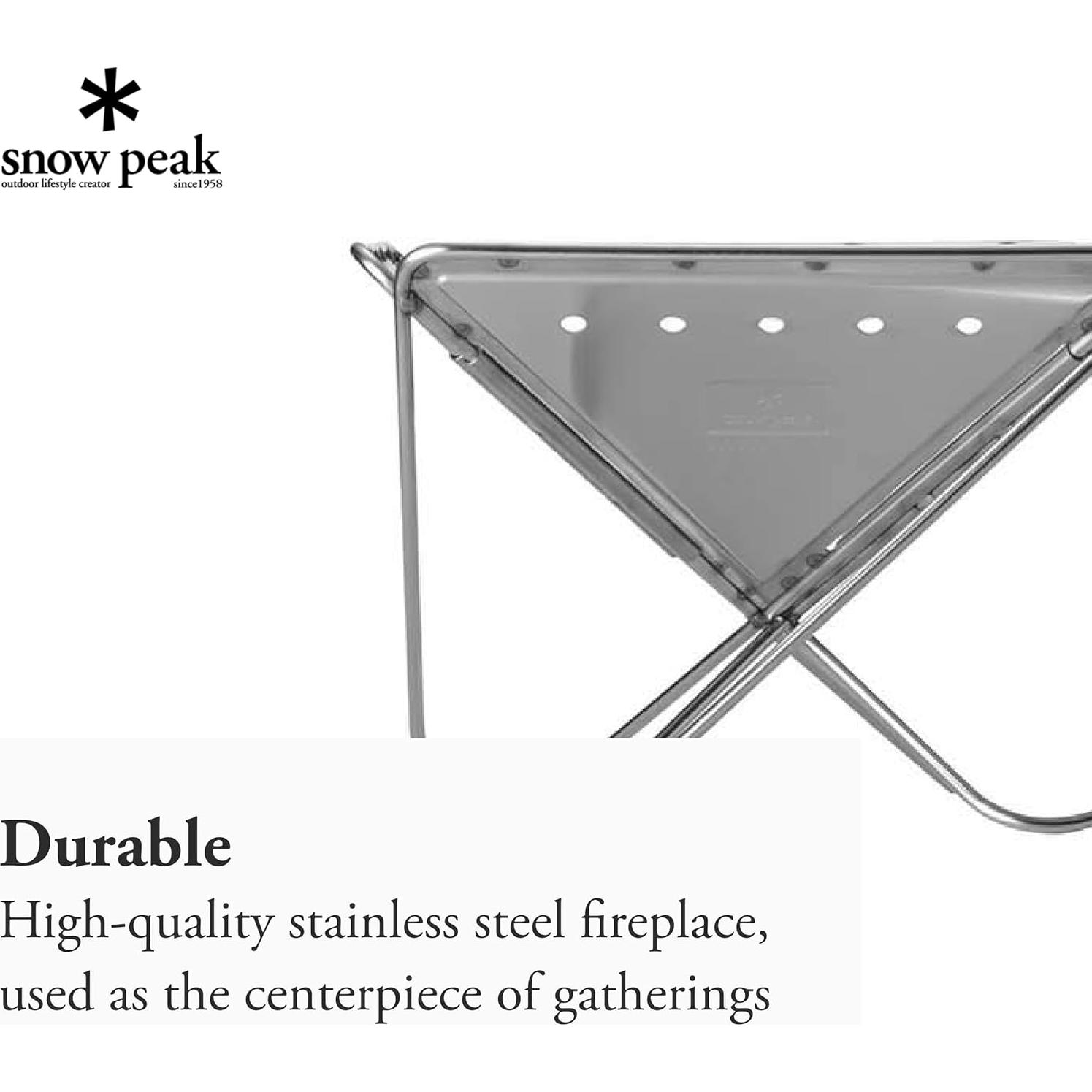 Chimenea Portátil Snow Peak ST-033R Acero Inoxidable