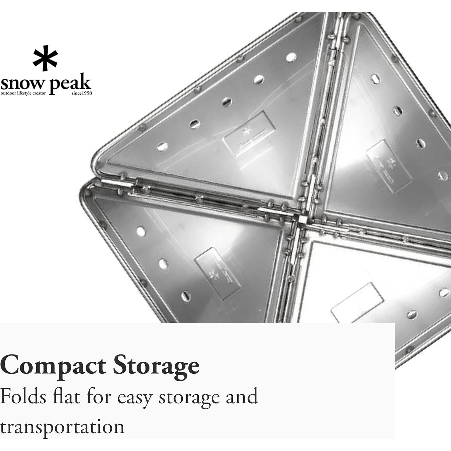 Chimenea Portátil Snow Peak ST-033R Acero Inoxidable