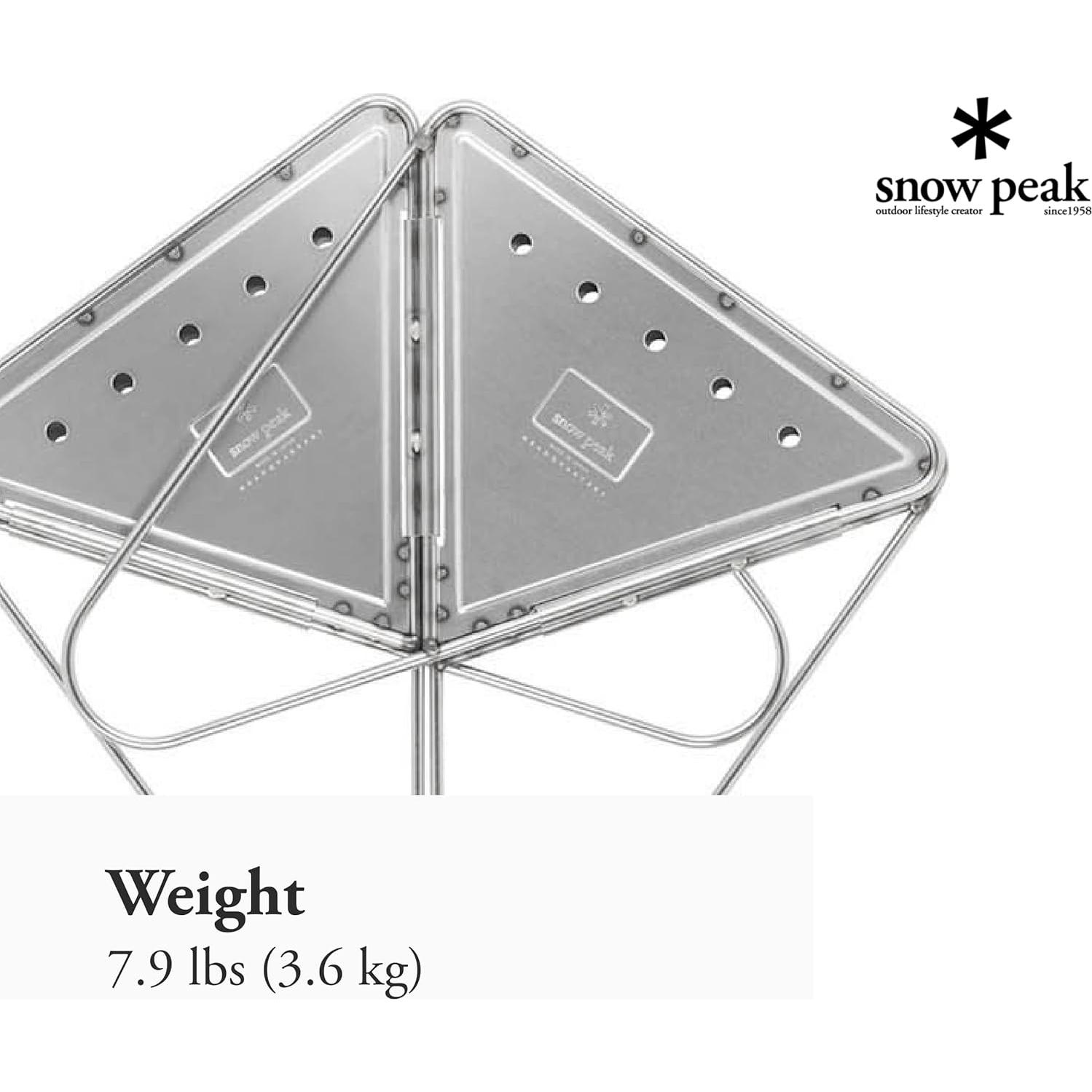 Chimenea Portátil Snow Peak ST-033R Acero Inoxidable