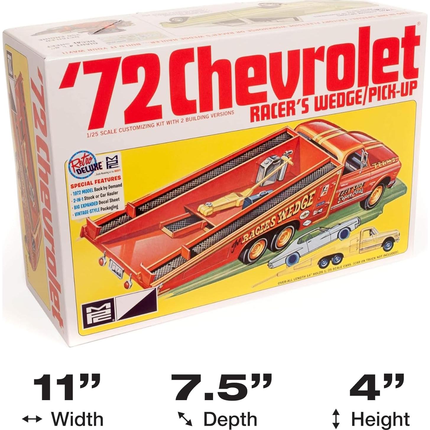 Modelo Chevy 1972 Cuña de Corredor 1/25 PROOK