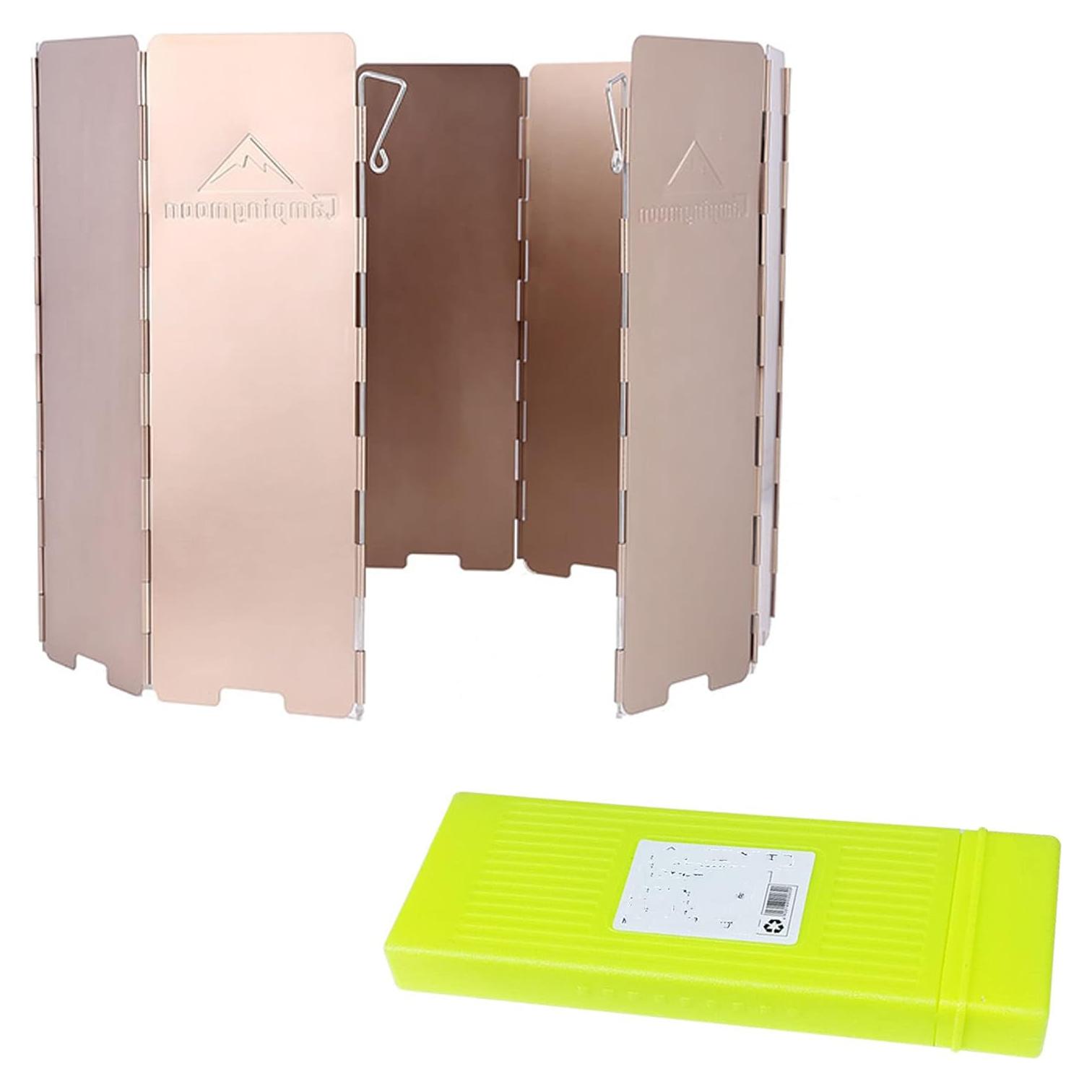 Paravientos Plegable Camping Moon YD-10 para Estufa 10 Placas