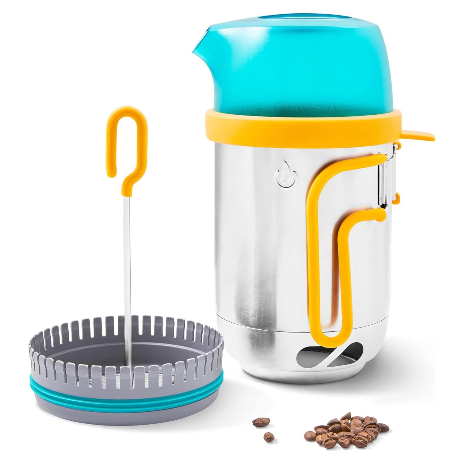 CampStove KettlePot & Coffee Set, Stainless Steel Cookware Accessory for Camping & Outdoors