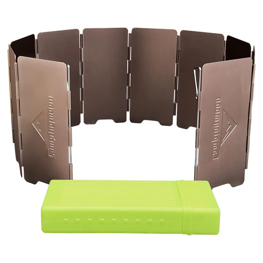 Pantalla de Viento Campingmoon YD-8 Plegable 10 Placas 24x8.6cm