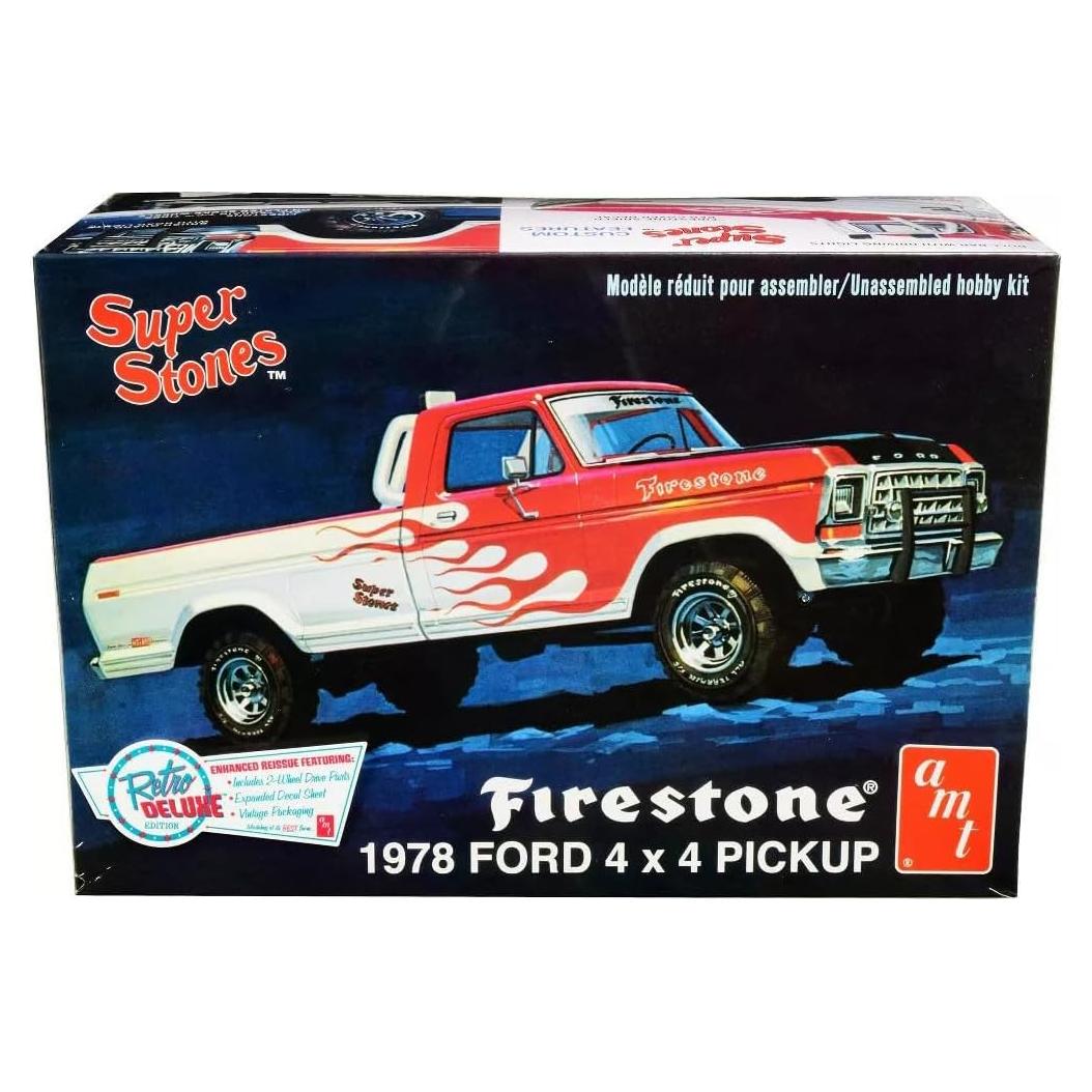 Kit de Modelo Ford Pickup 1978 AMT 1:25 Instrucciones Incluidas