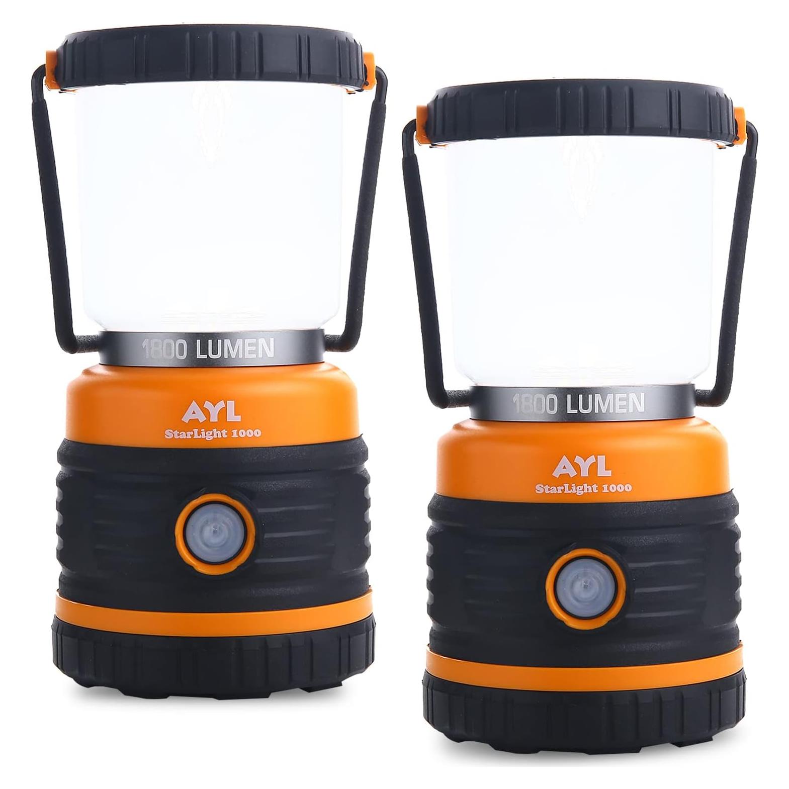 Linterna LED AYL 1800 Lúmenes 4 Modos Impermeable Camping