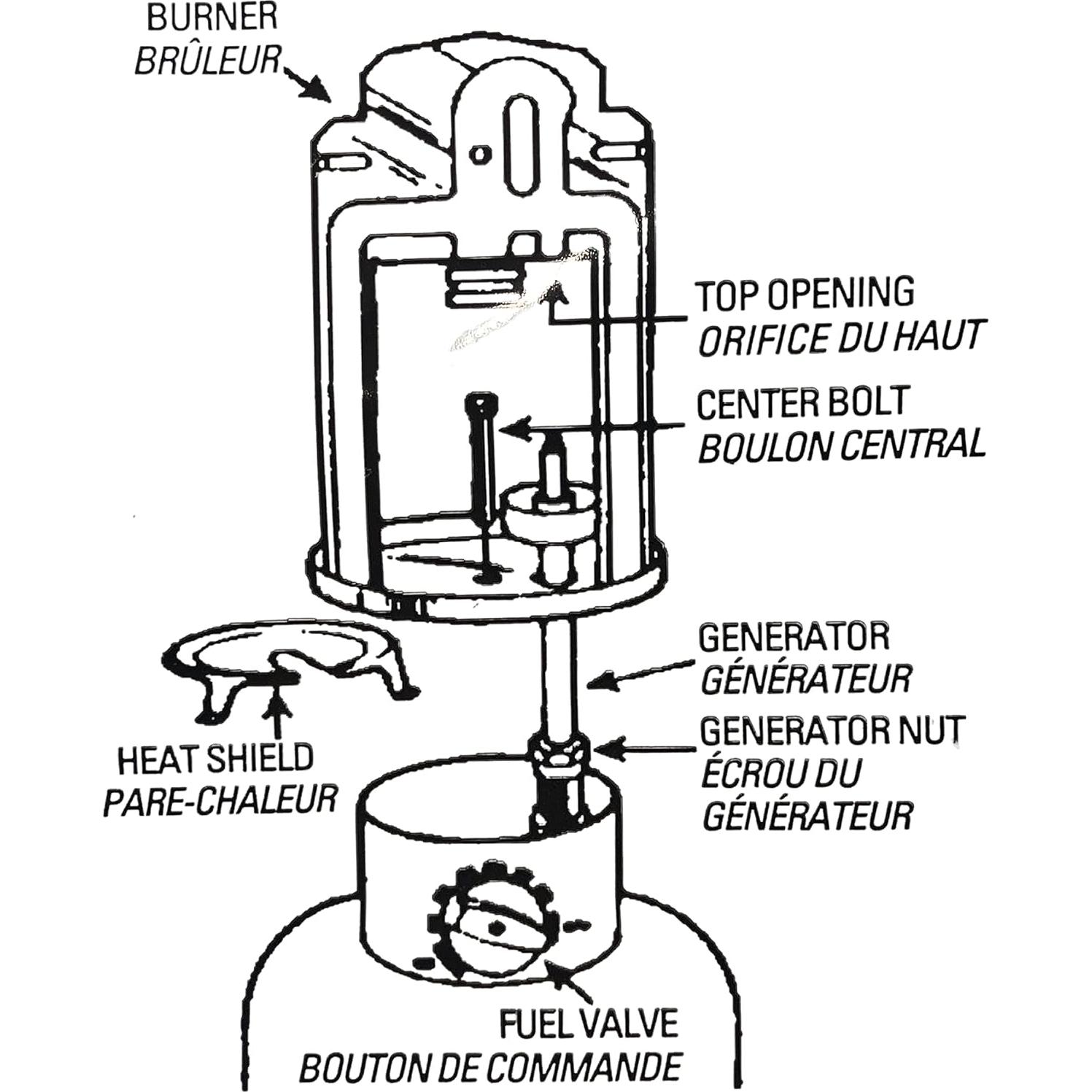 Generador de Combustible para Linterna Queroseno Coleman 3000005095