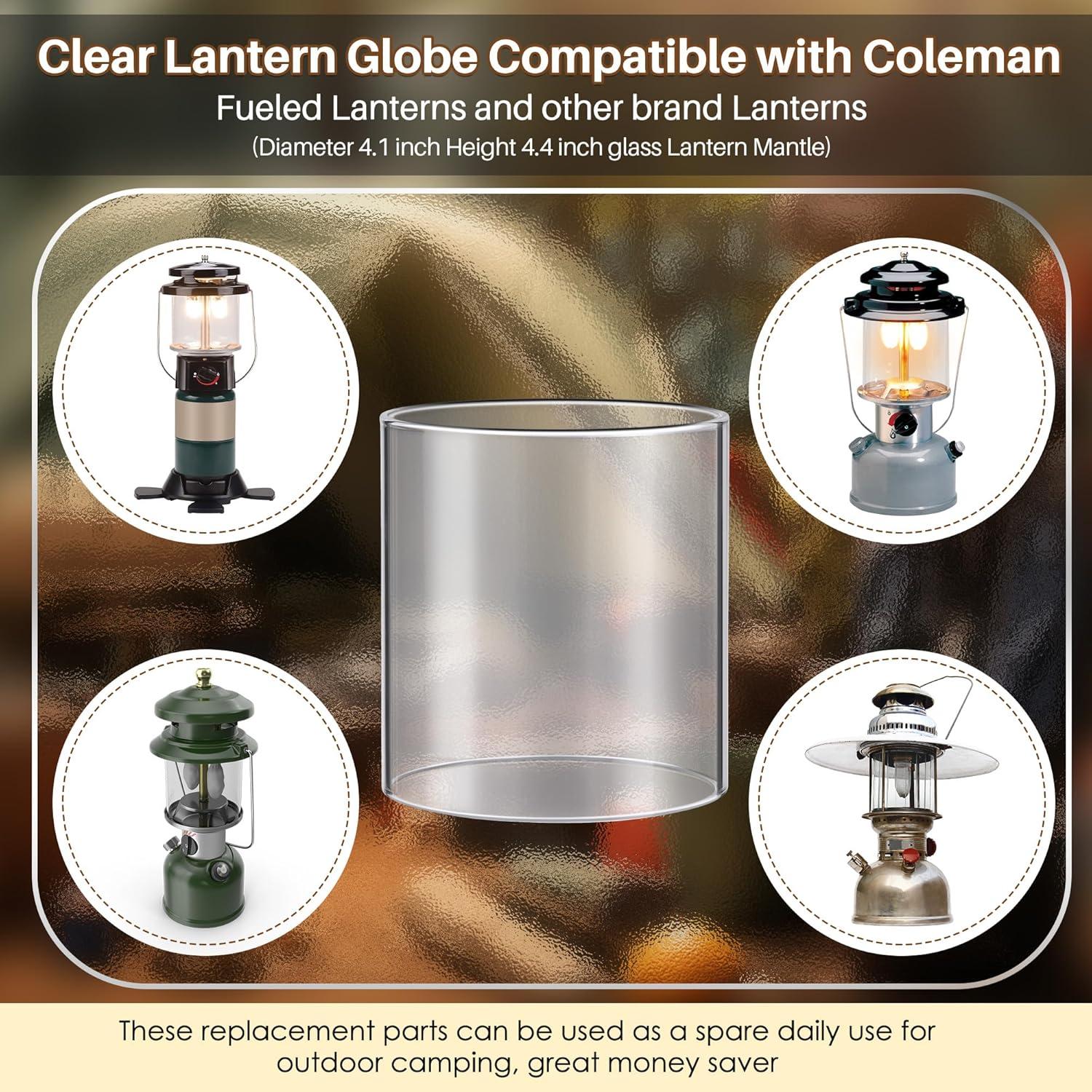 Reemplazo de Vidrio para Linterna Coleman IA0184 10.4cm