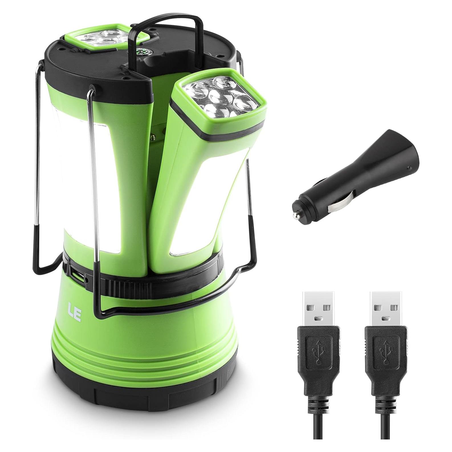 Linterna de Camping LED Lepro 600LM Recargable IPX4