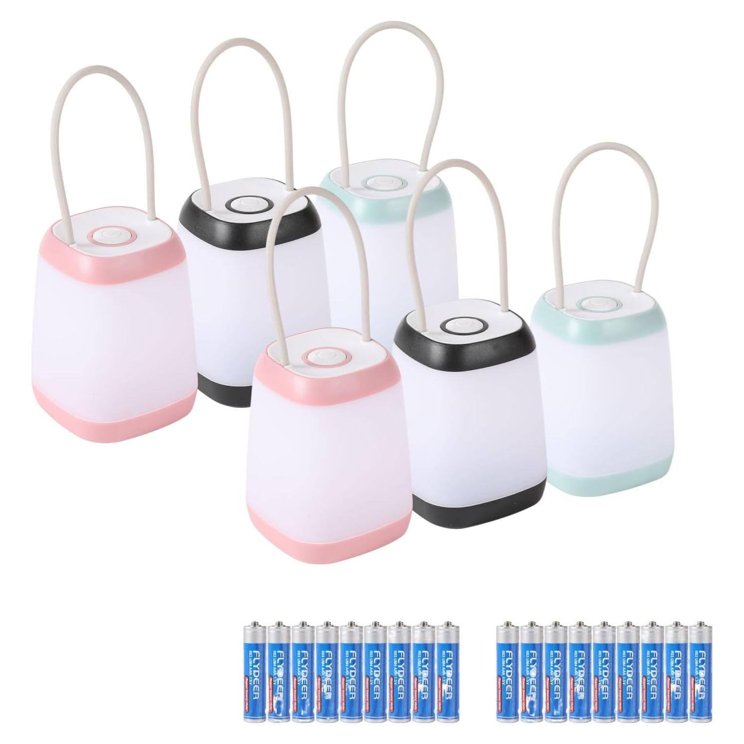 Paquete de 6 Luces LED Hilngav para Camping con 3 Modos