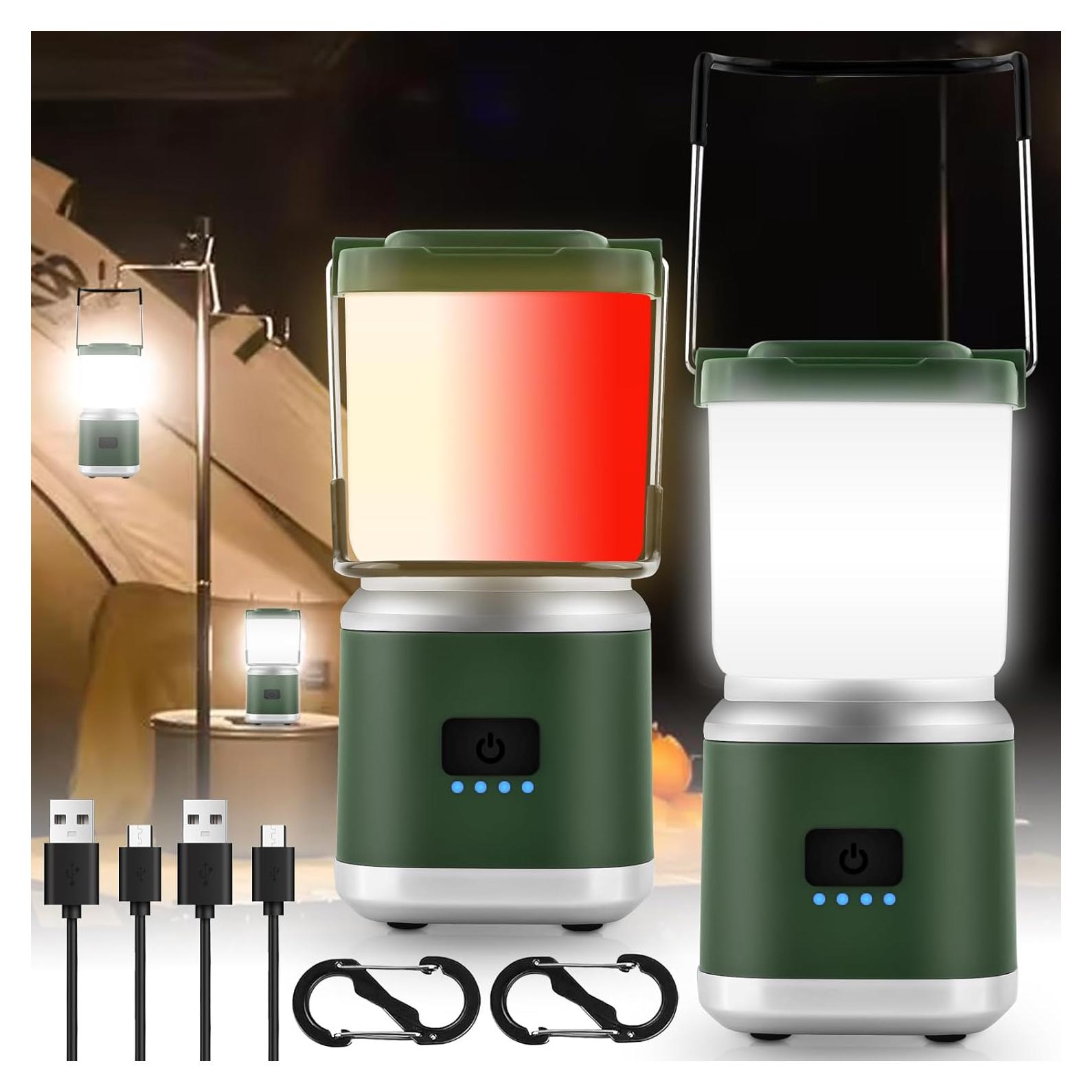 Linterna de Camping Hoxida 2000LM Recargable Impermeable