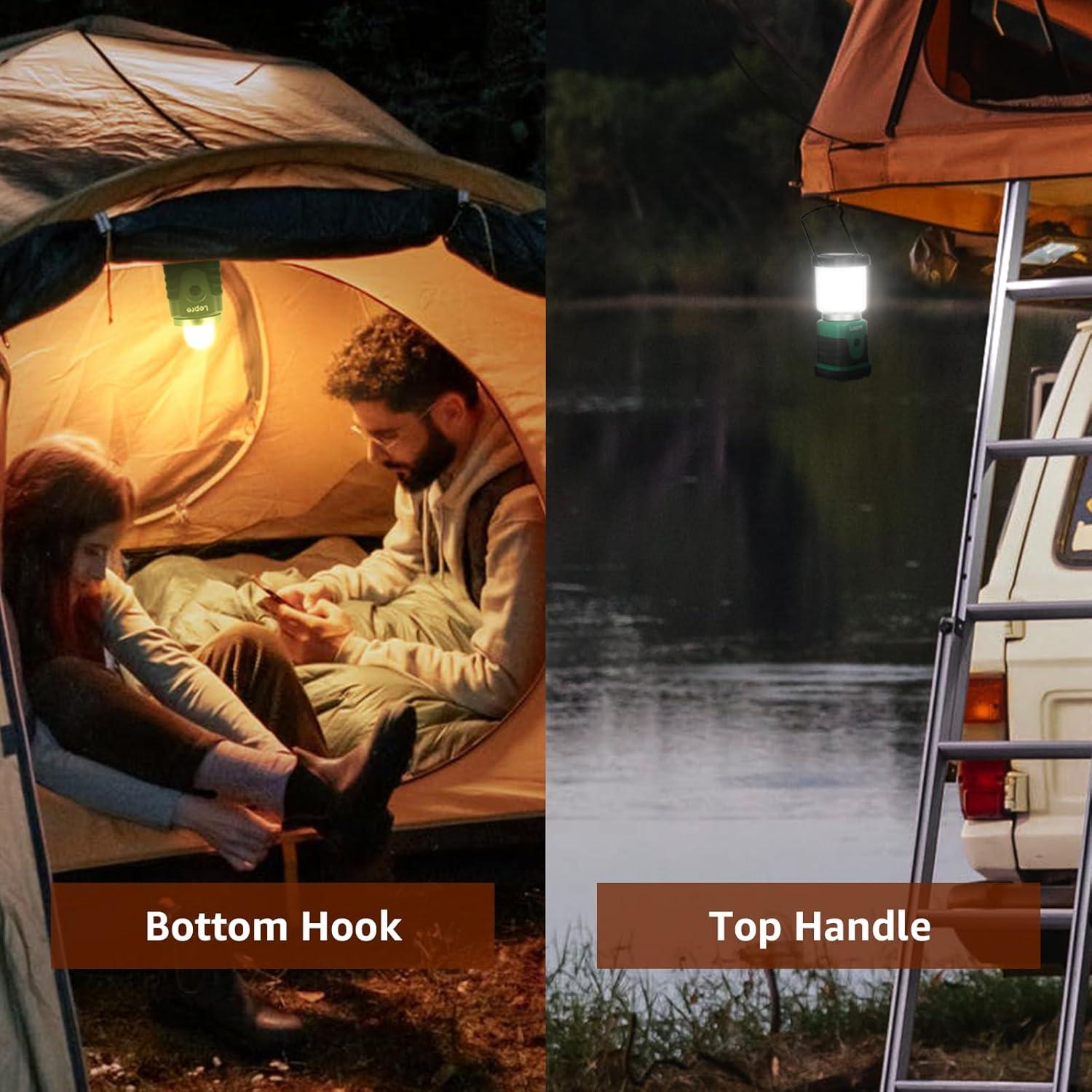 Linterna LED Lepro para Camping 350 Lúmenes IPX4