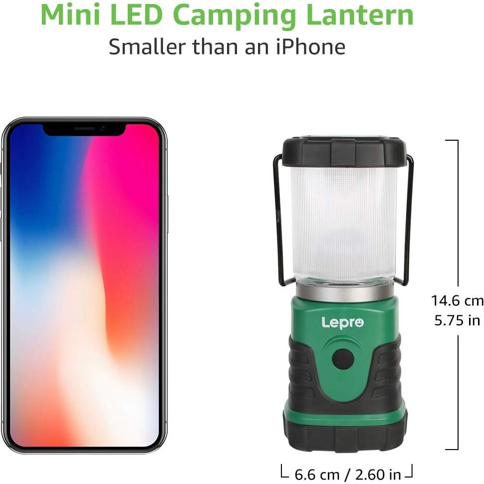 Linterna LED Lepro para Camping 350 Lúmenes IPX4