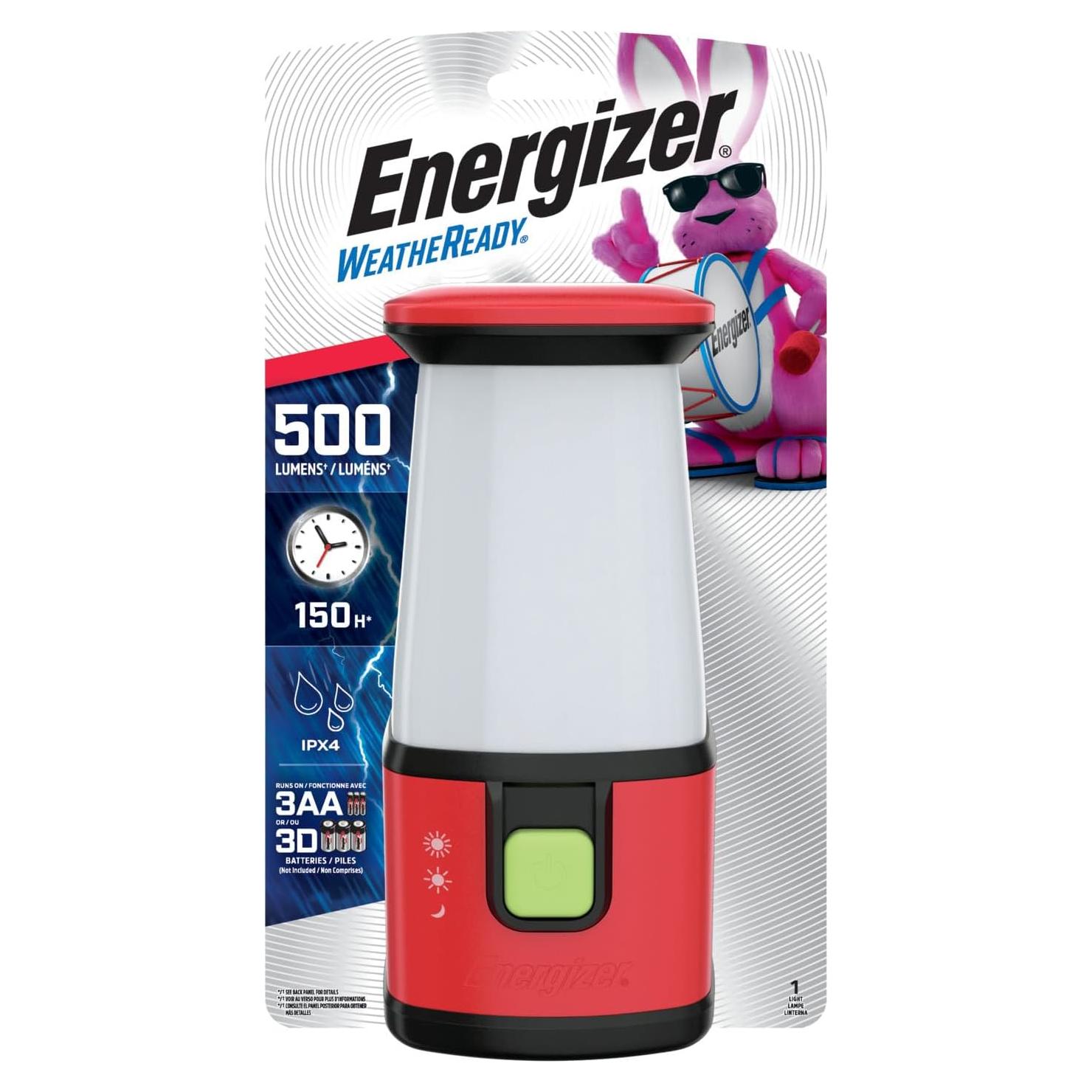 Linterna de Camping LED Energizer 500 Lúmenes Resistente al Agua