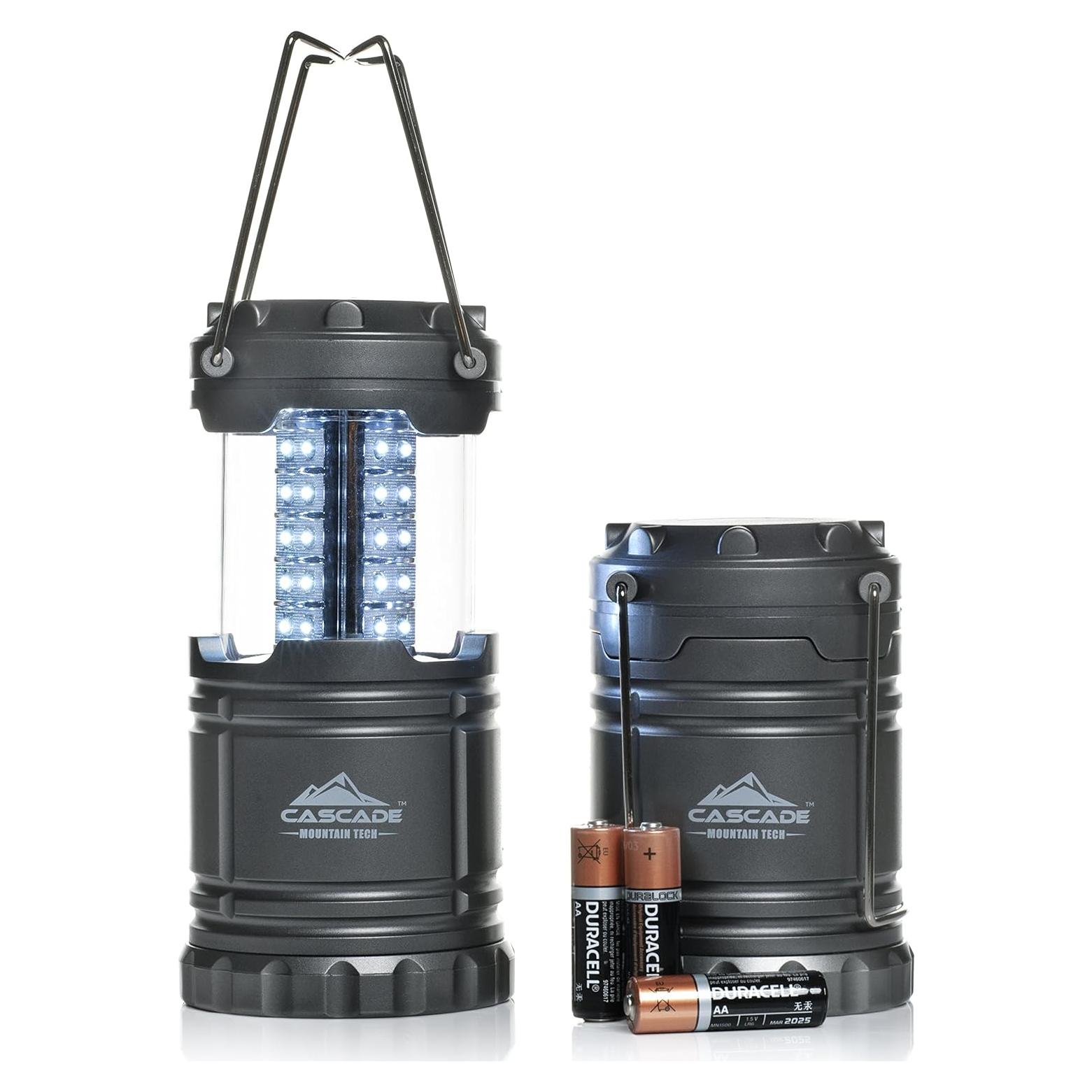 Linterna LED Plegable Cascade Mountain Tech - 2 Piezas