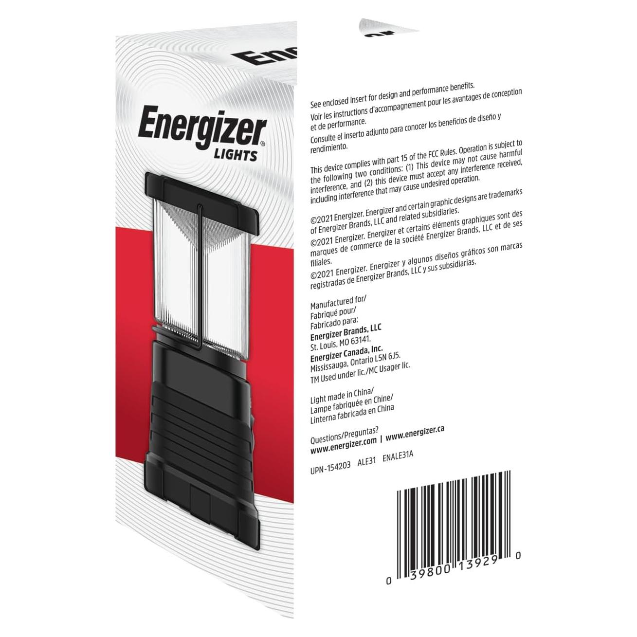 Linterna LED Energizer Compacta para Camping 350 Lúmenes