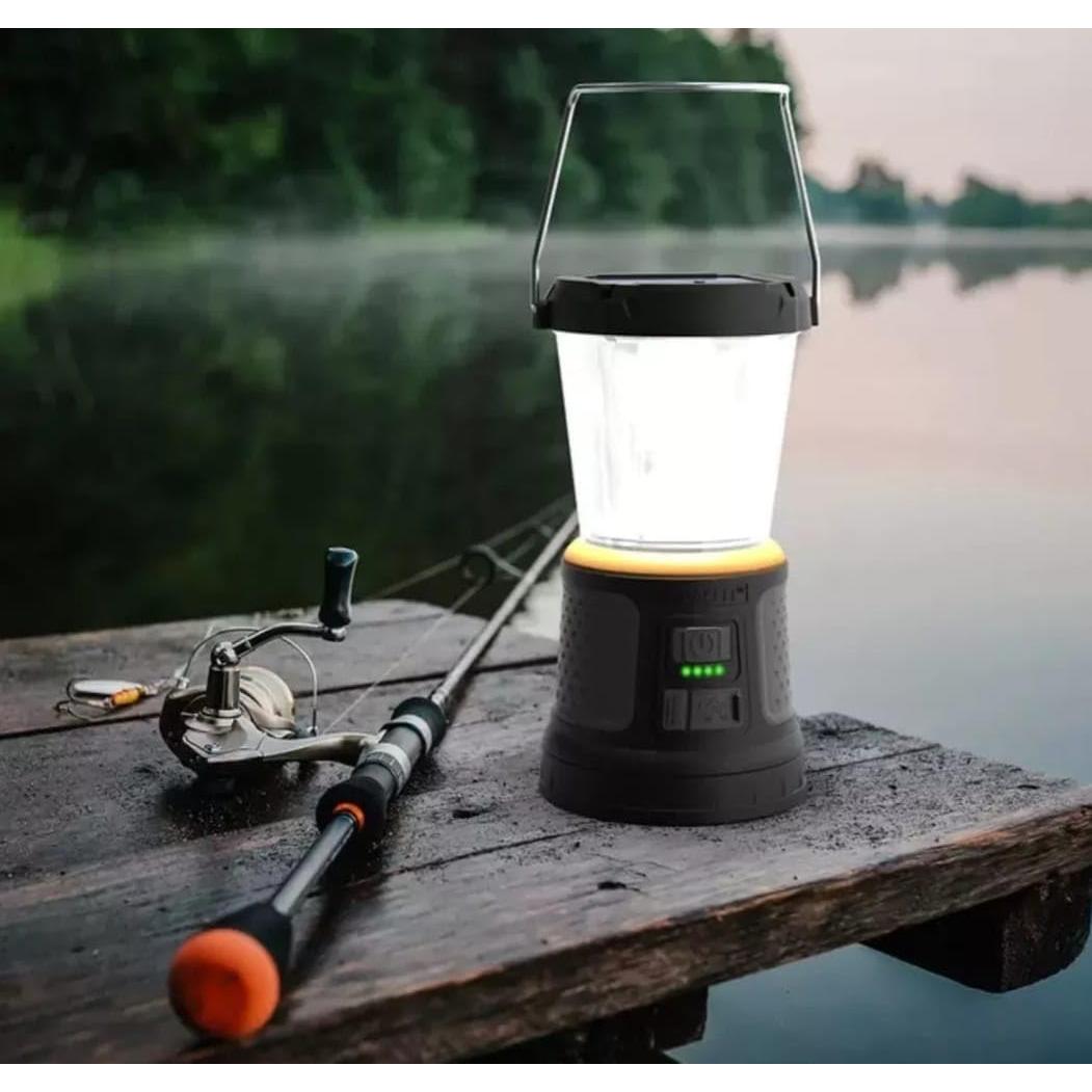 Linterna LED Duracell 2000 lúmenes 360° y 180° camping