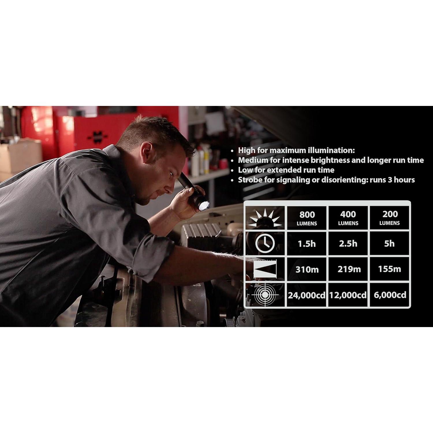 Linterna LED Streamlight 75429 Stinger 800 Lúmenes Recargable