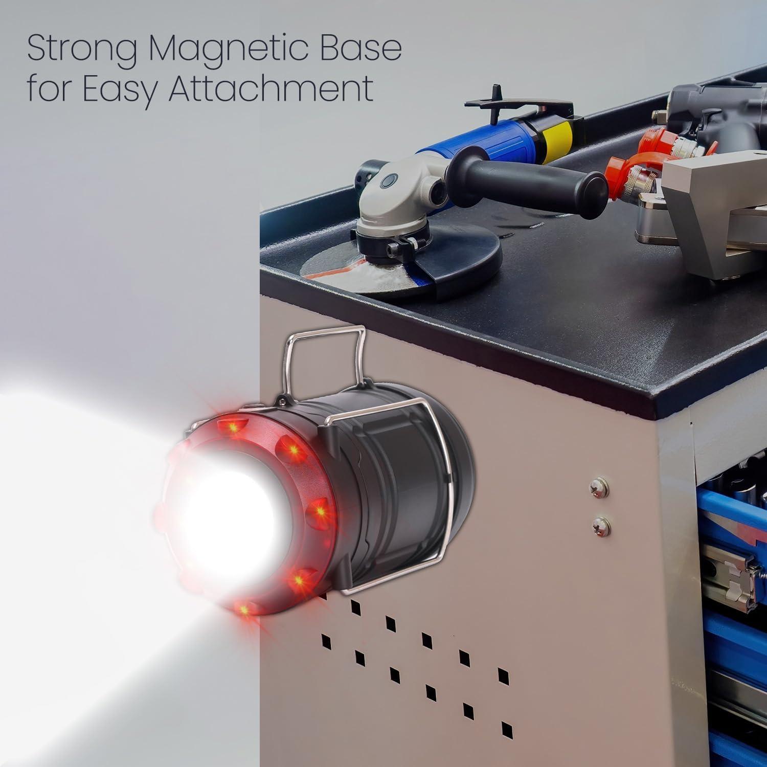 Linternas Plegables Lichamp 4 Pack 300 Lúmenes para Camping