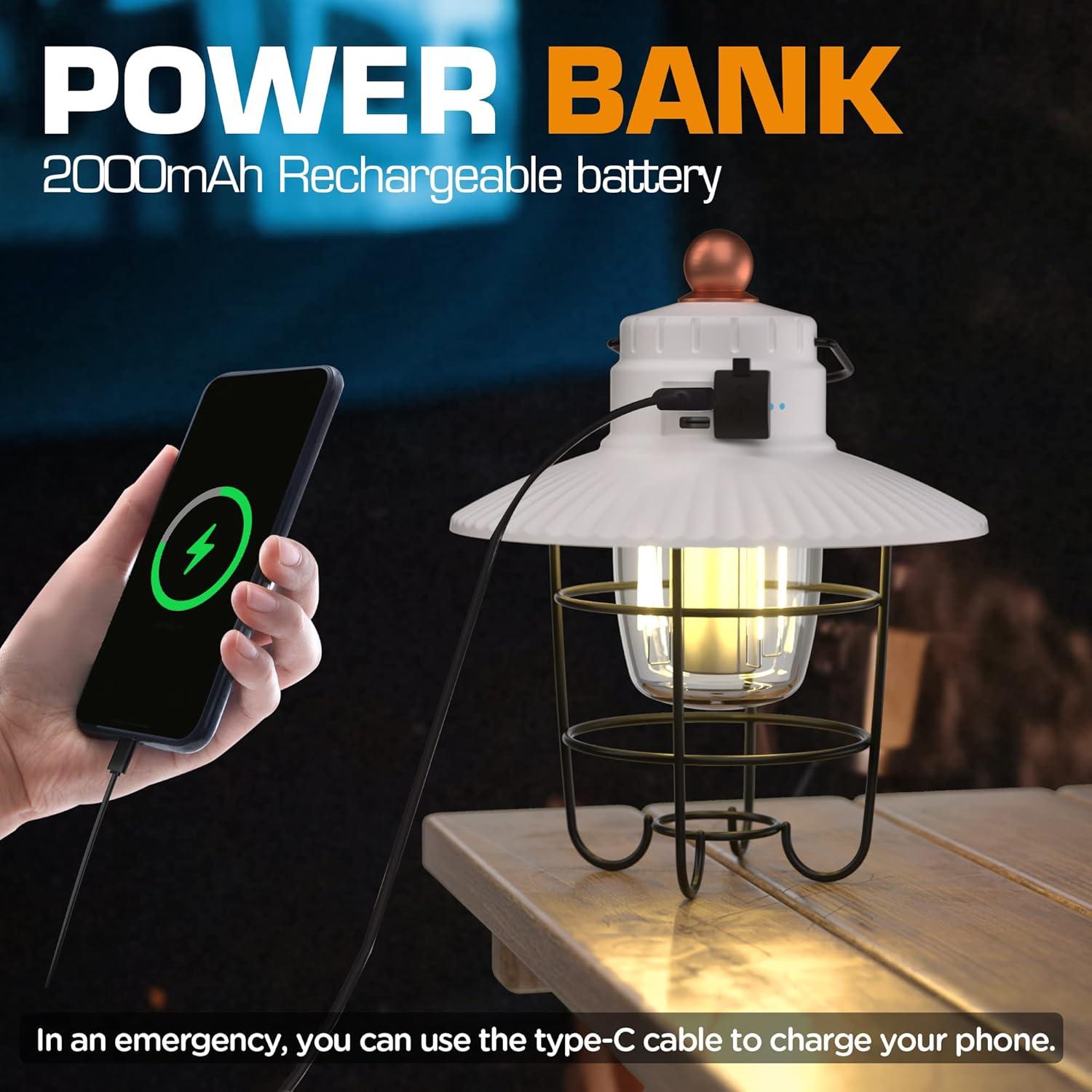 Linterna LED Recargable EverBrite Vintage 550 Lúmenes - Paquete de 2