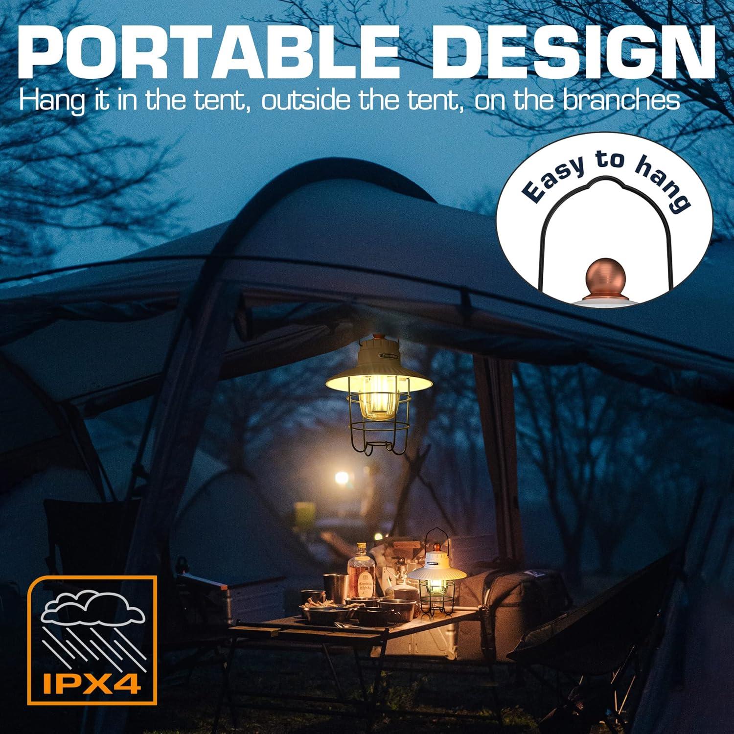 Linterna LED Recargable EverBrite Vintage 550 Lúmenes - Paquete de 2