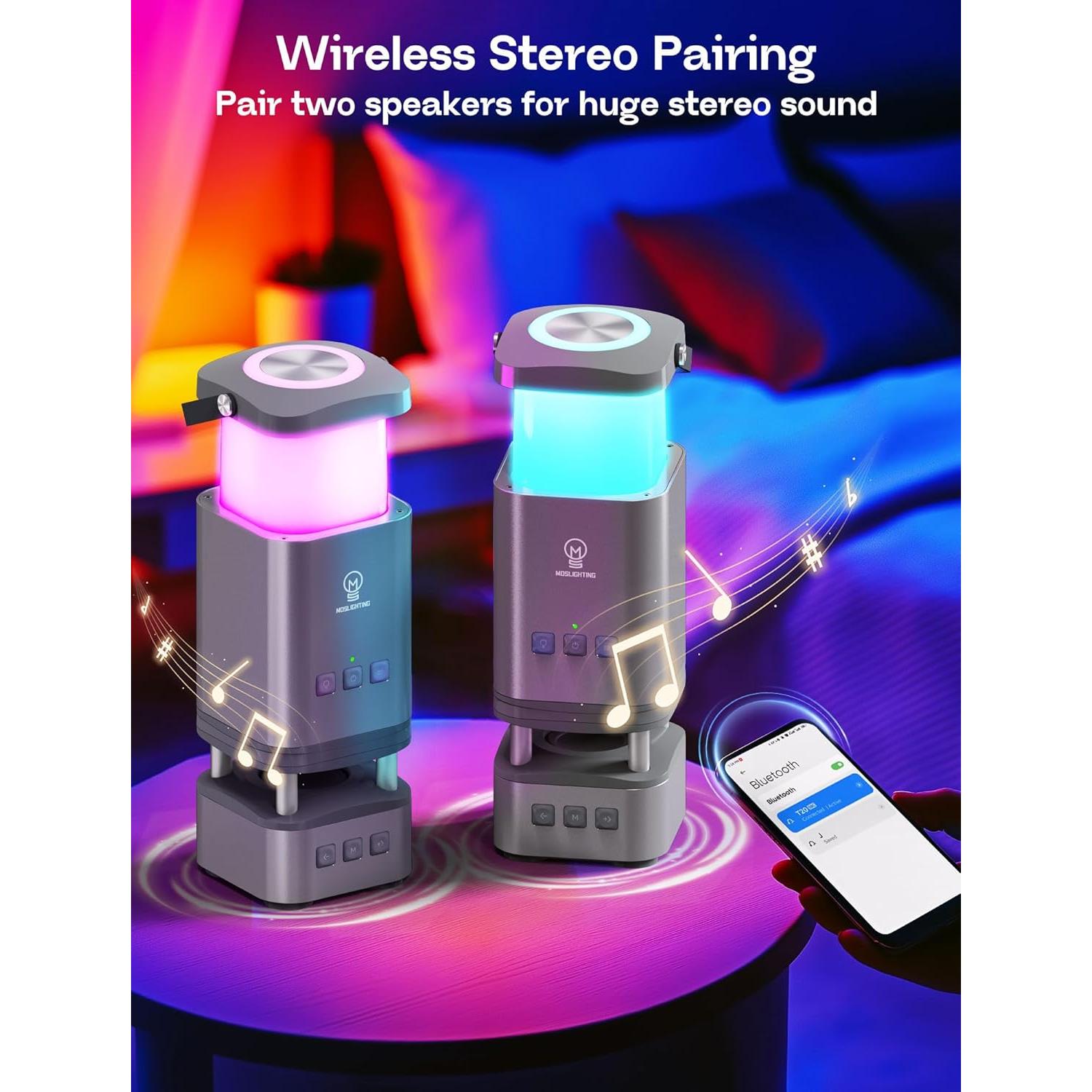 Linterna Camping LED Recargable Moslighting 10000mAh IP44