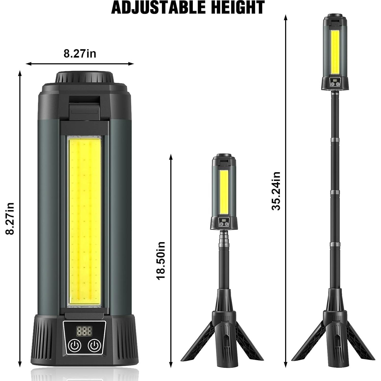 Linterna de Camping Recargable Lifancy 2500 Lúmenes LED