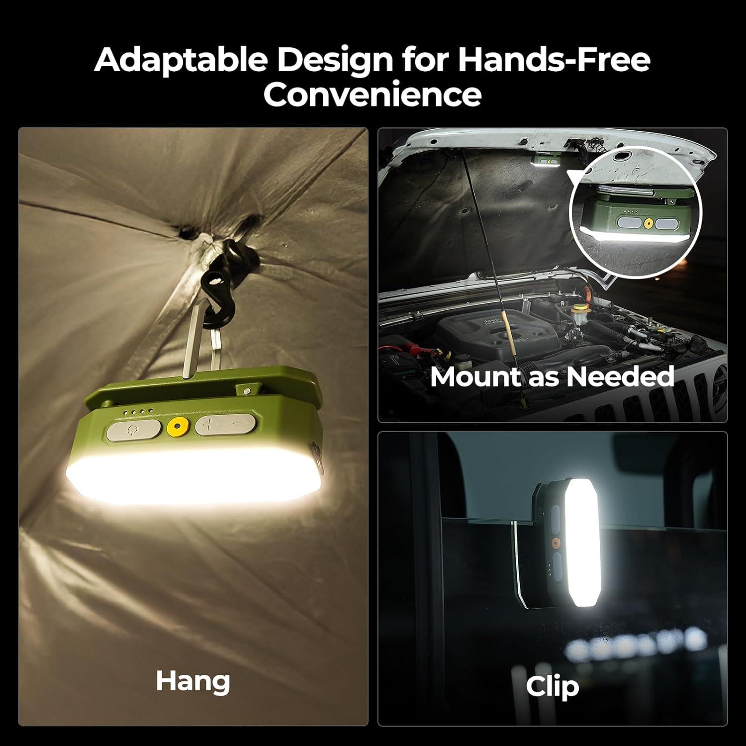 Linterna de Camping BougeRV CL02 Recargable 3200mAh IP65