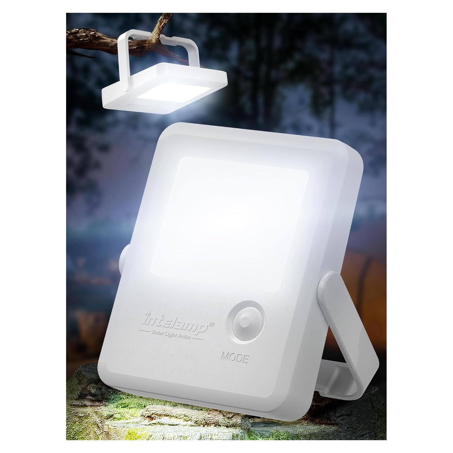 Linterna Solar Intelamp 2000mAh para Camping y Exterior