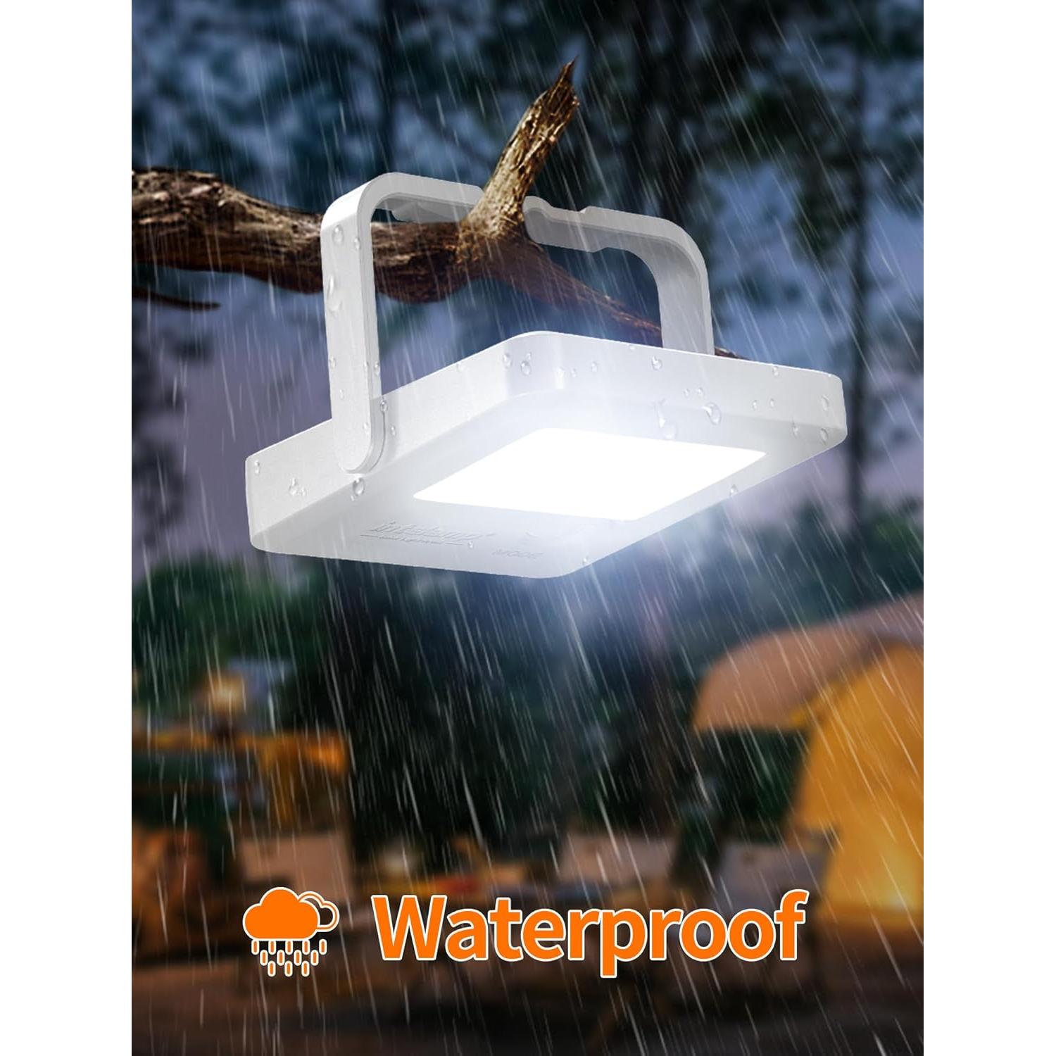 Linterna Solar Intelamp 2000mAh para Camping y Exterior