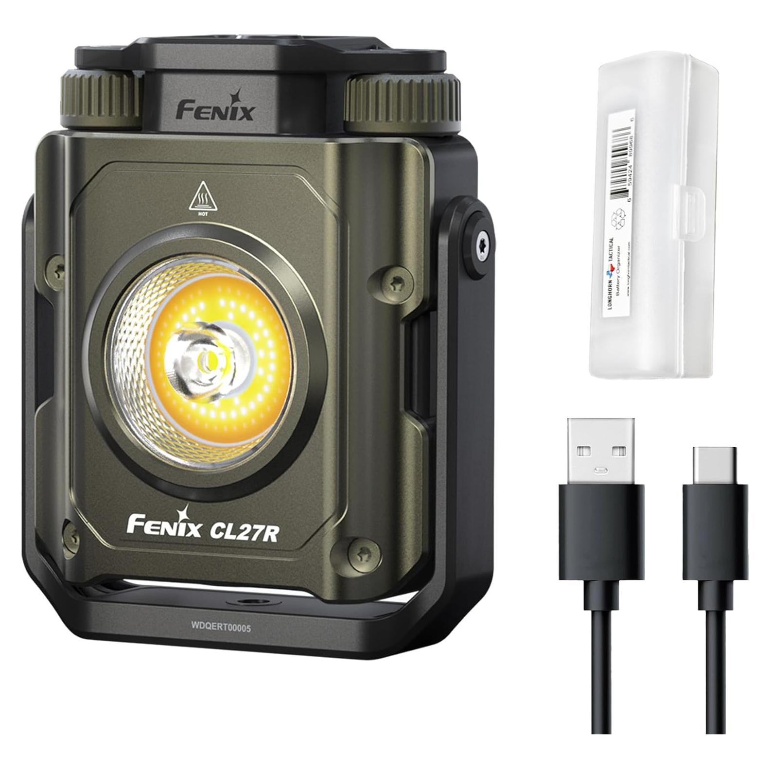 Linterna Fenix CL27R Camping 1600 Lúmenes Recargable USB-C Verde