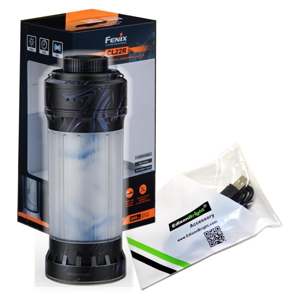 Linterna Recargable EdisonBright Fenix CL22R 500 Lúmenes USB-C