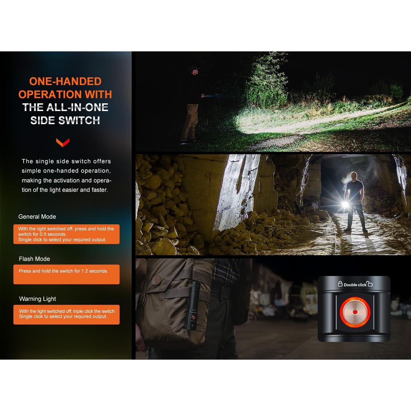 Linterna EDC Fenix E28R V2.0 1700 Lúmenes Recargable USB-C