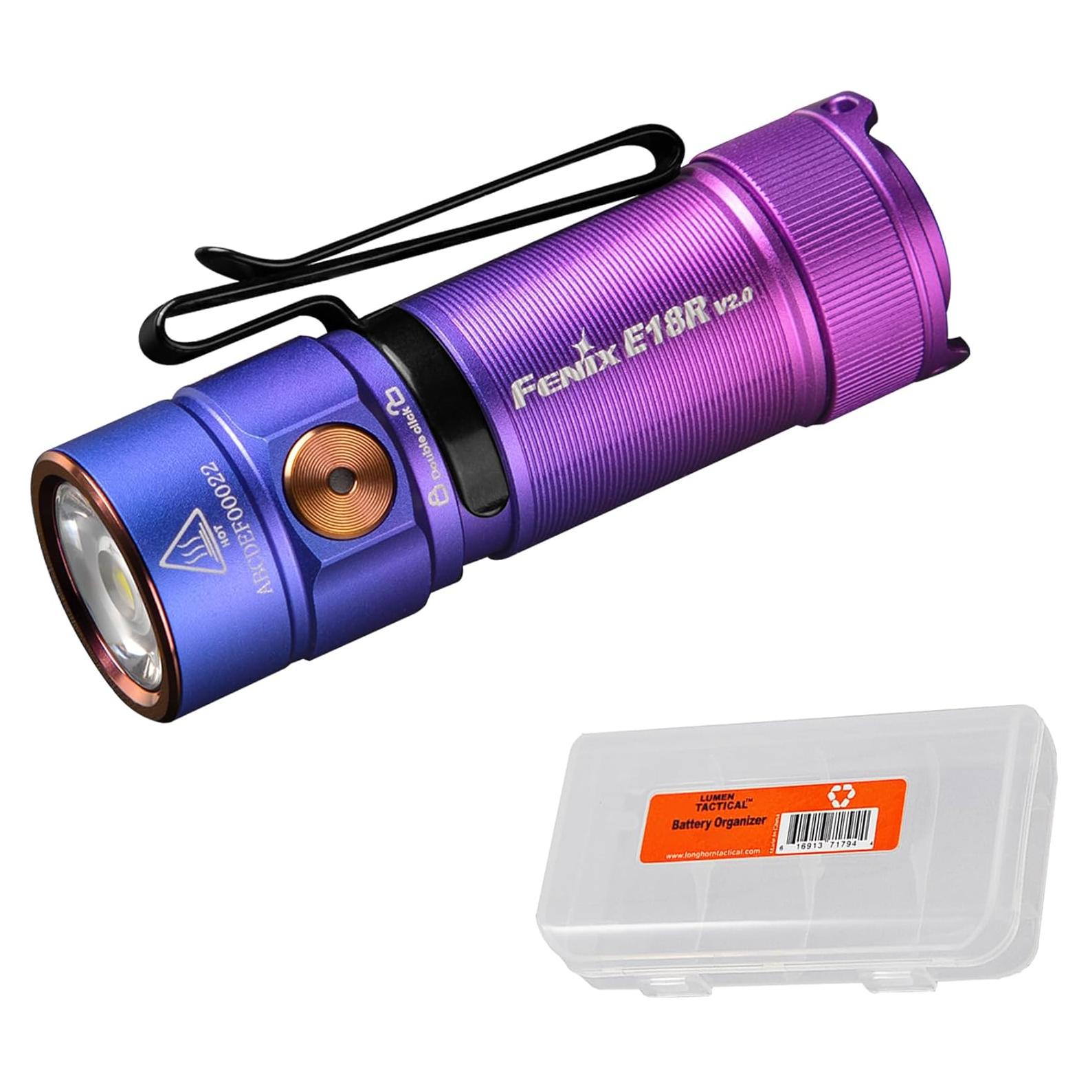 Linterna EDC Fenix E18R V2.0 1200 Lúmenes Recargable USB-C